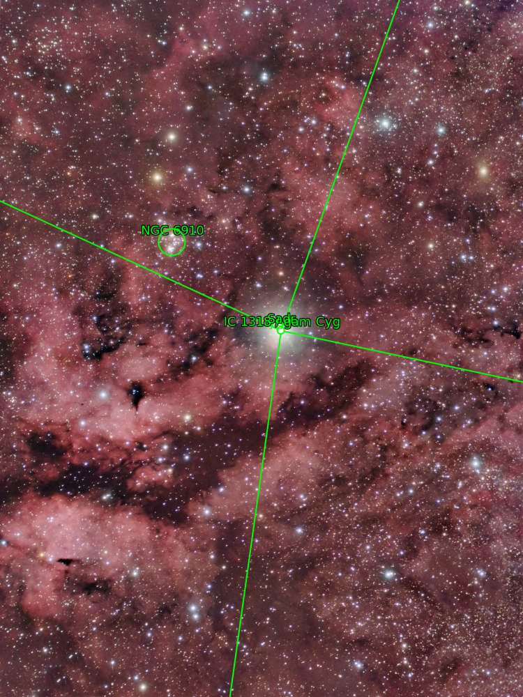 Sternkarten-Overlay (Astrometry.net)