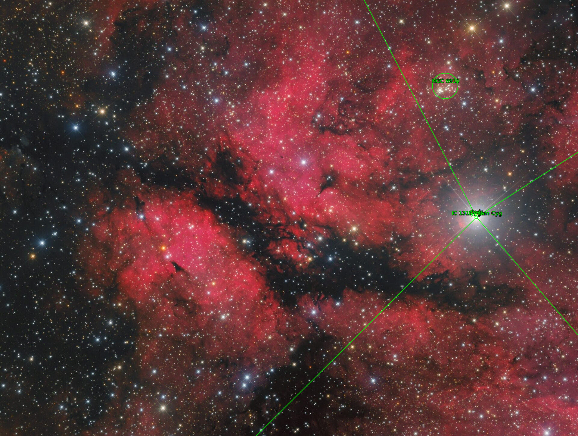 Sternkarten-Overlay (Astrometry.net)