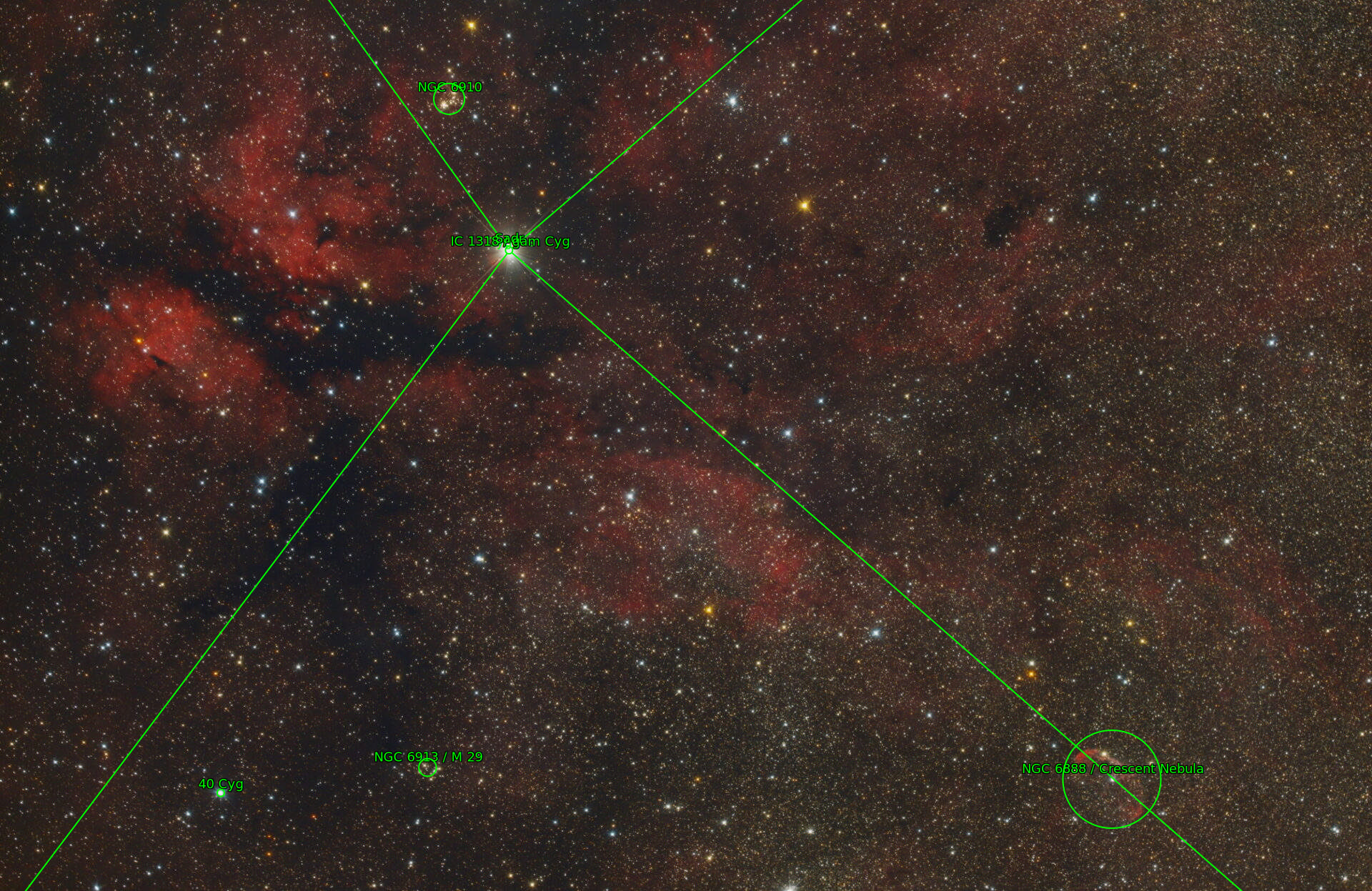 Sternkarten-Overlay (Astrometry.net)