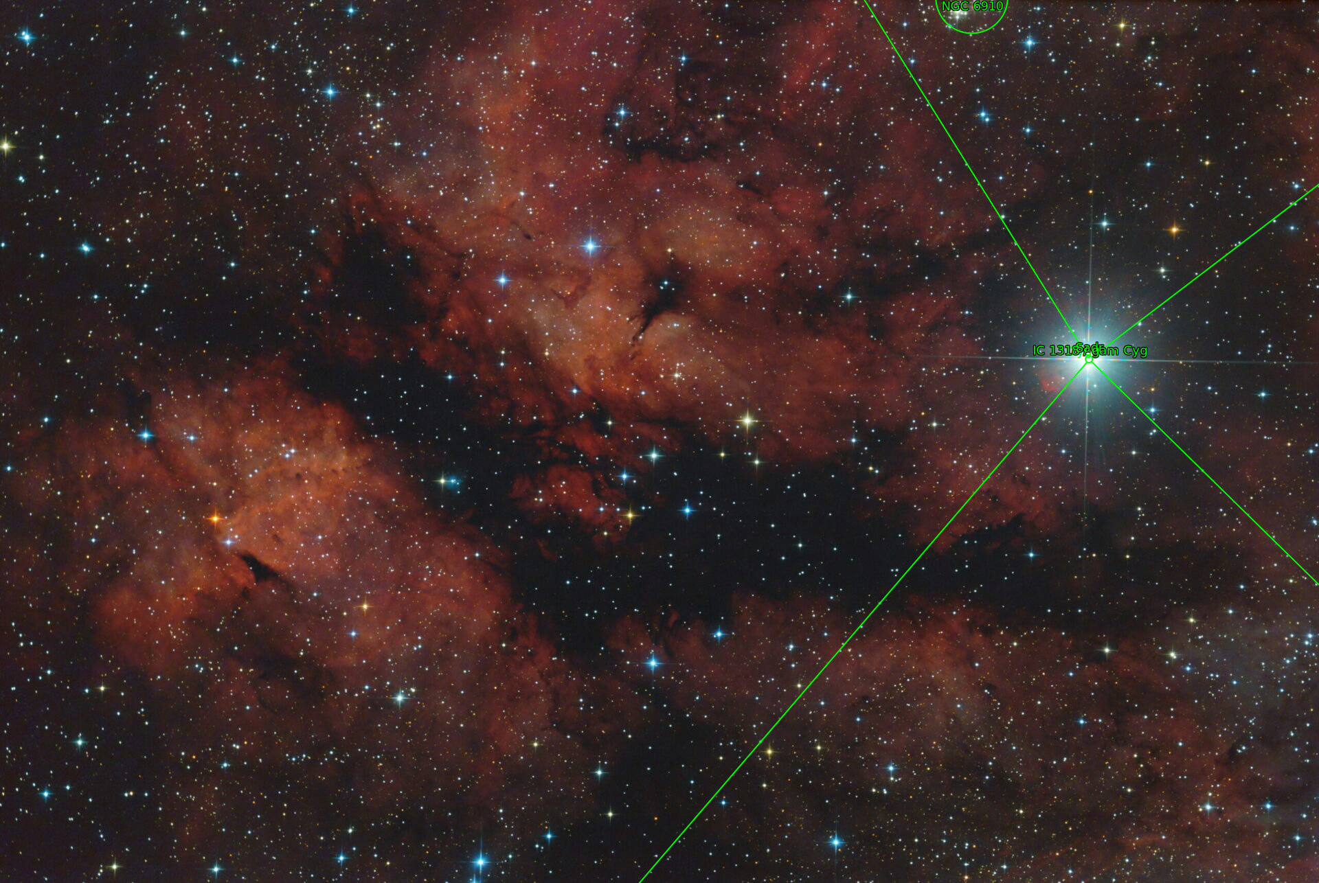 Sternkarten-Overlay (Astrometry.net)