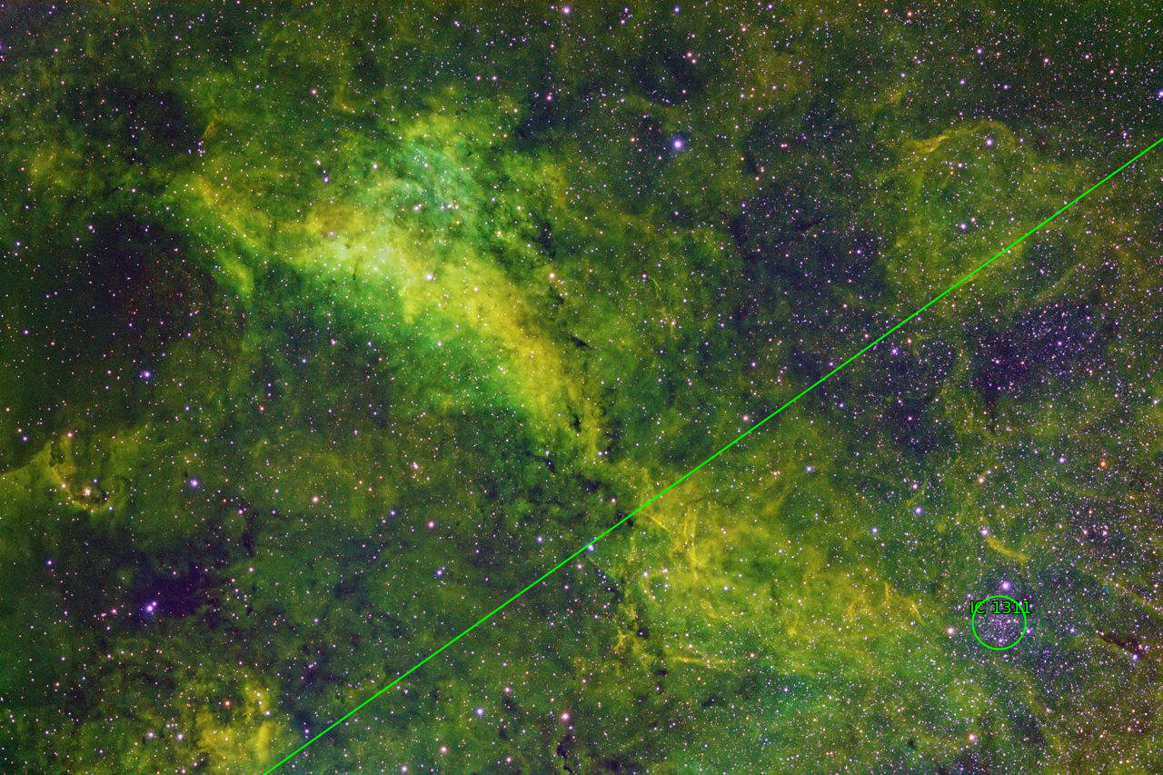 Sternkarten-Overlay (Astrometry.net)
