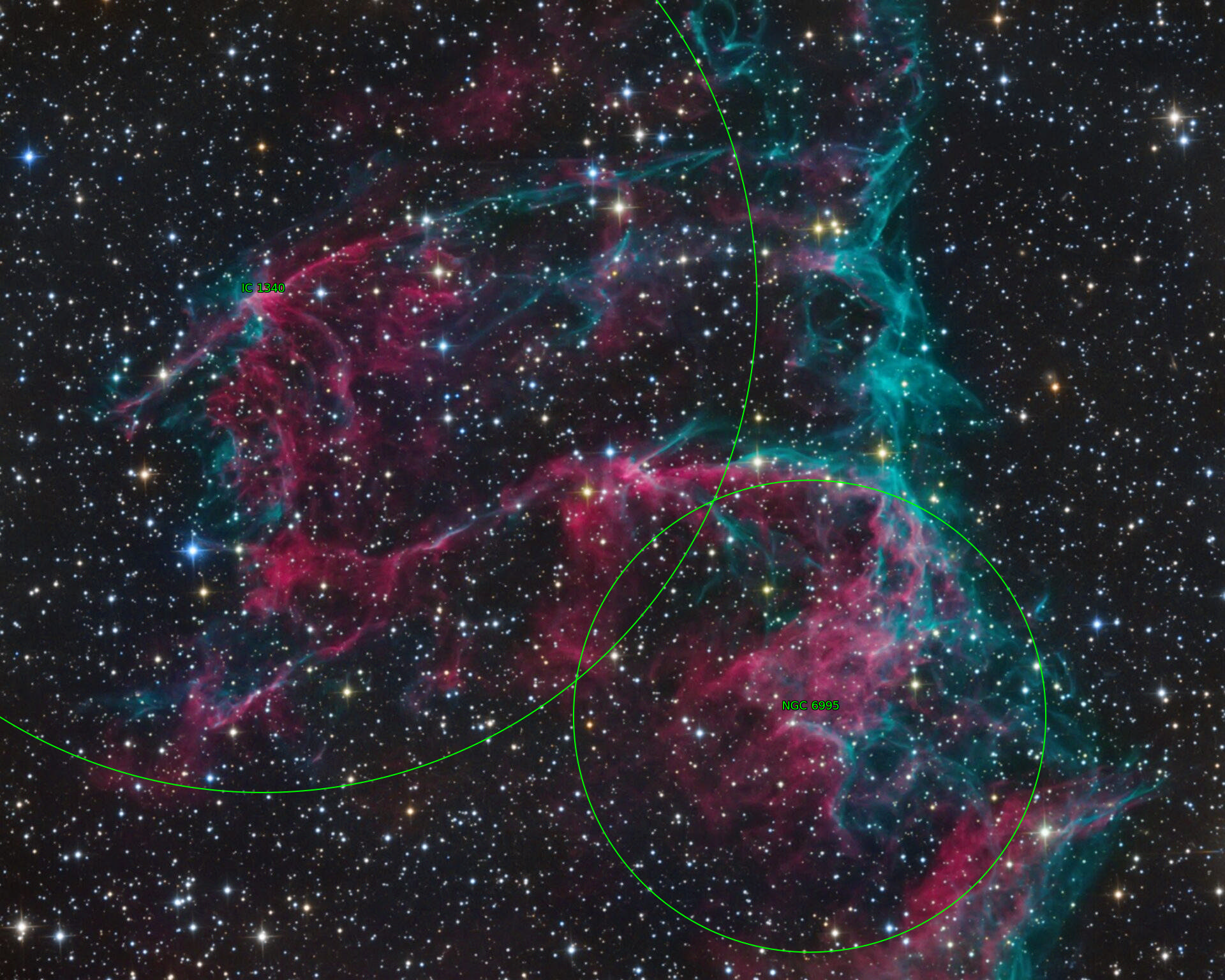 Sternkarten-Overlay (Astrometry.net)