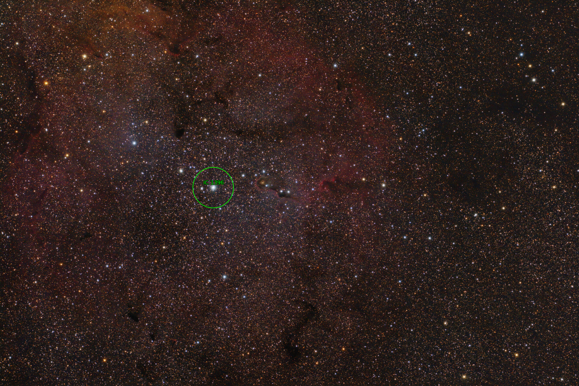 Sternkarten-Overlay (Astrometry.net)