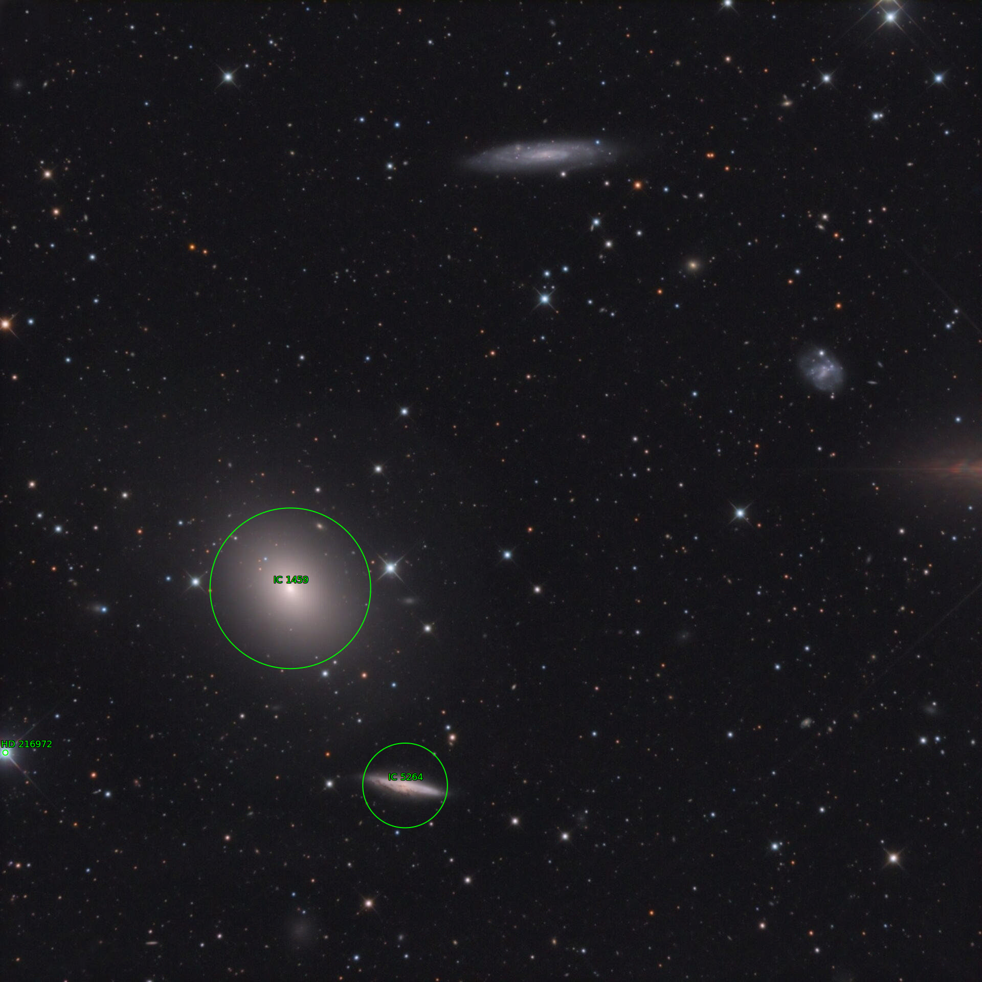 Sternkarten-Overlay (Astrometry.net)