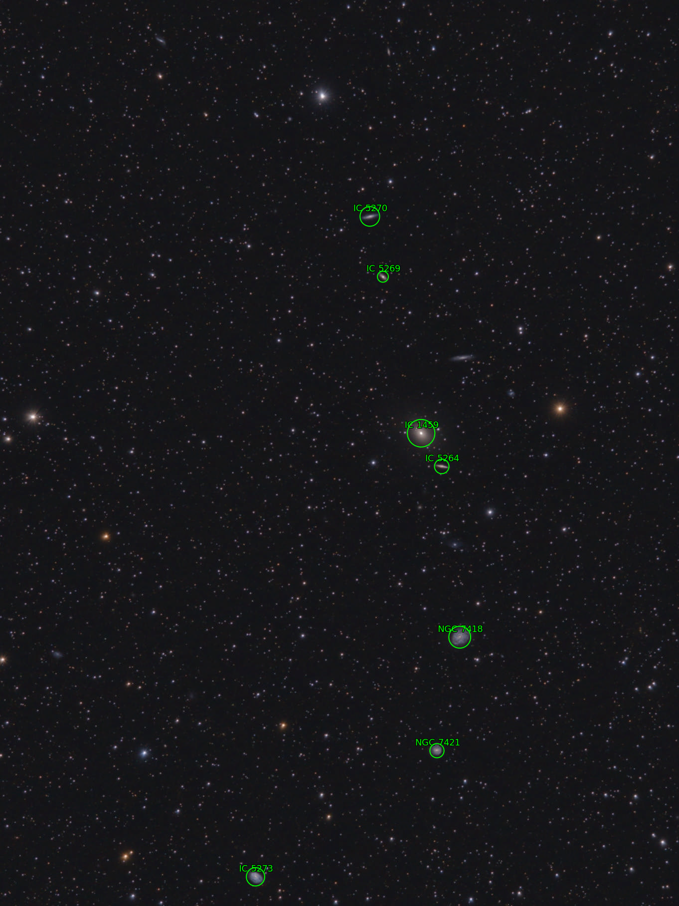 Sternkarten-Overlay (Astrometry.net)