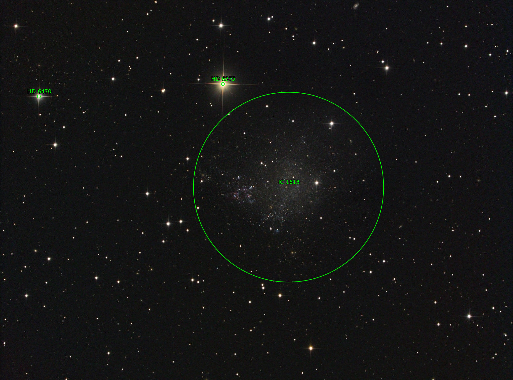 Sternkarten-Overlay (Astrometry.net)