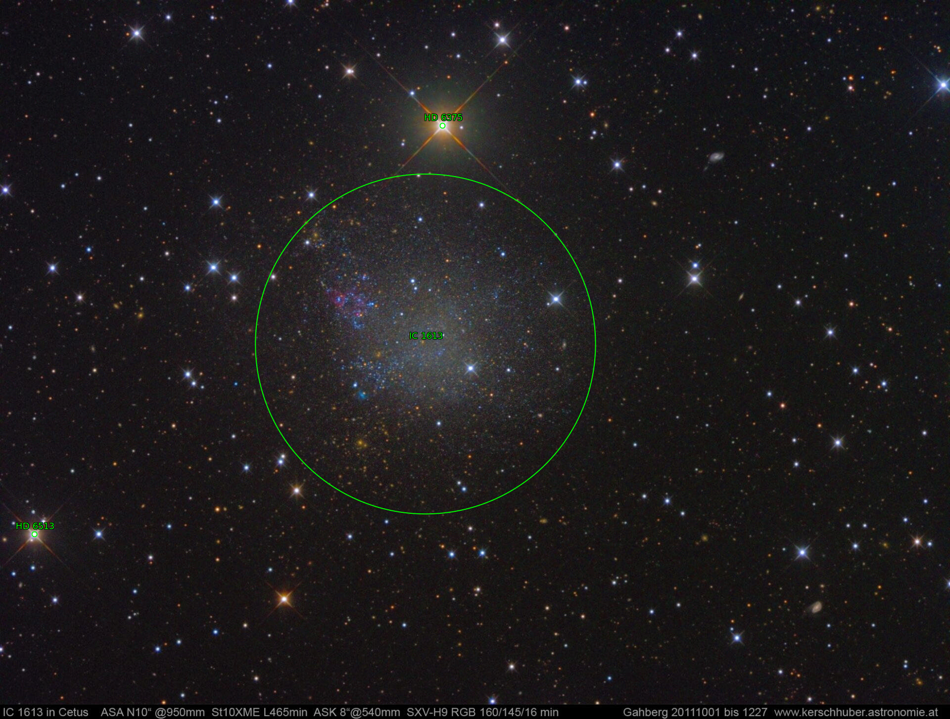 Sternkarten-Overlay (Astrometry.net)