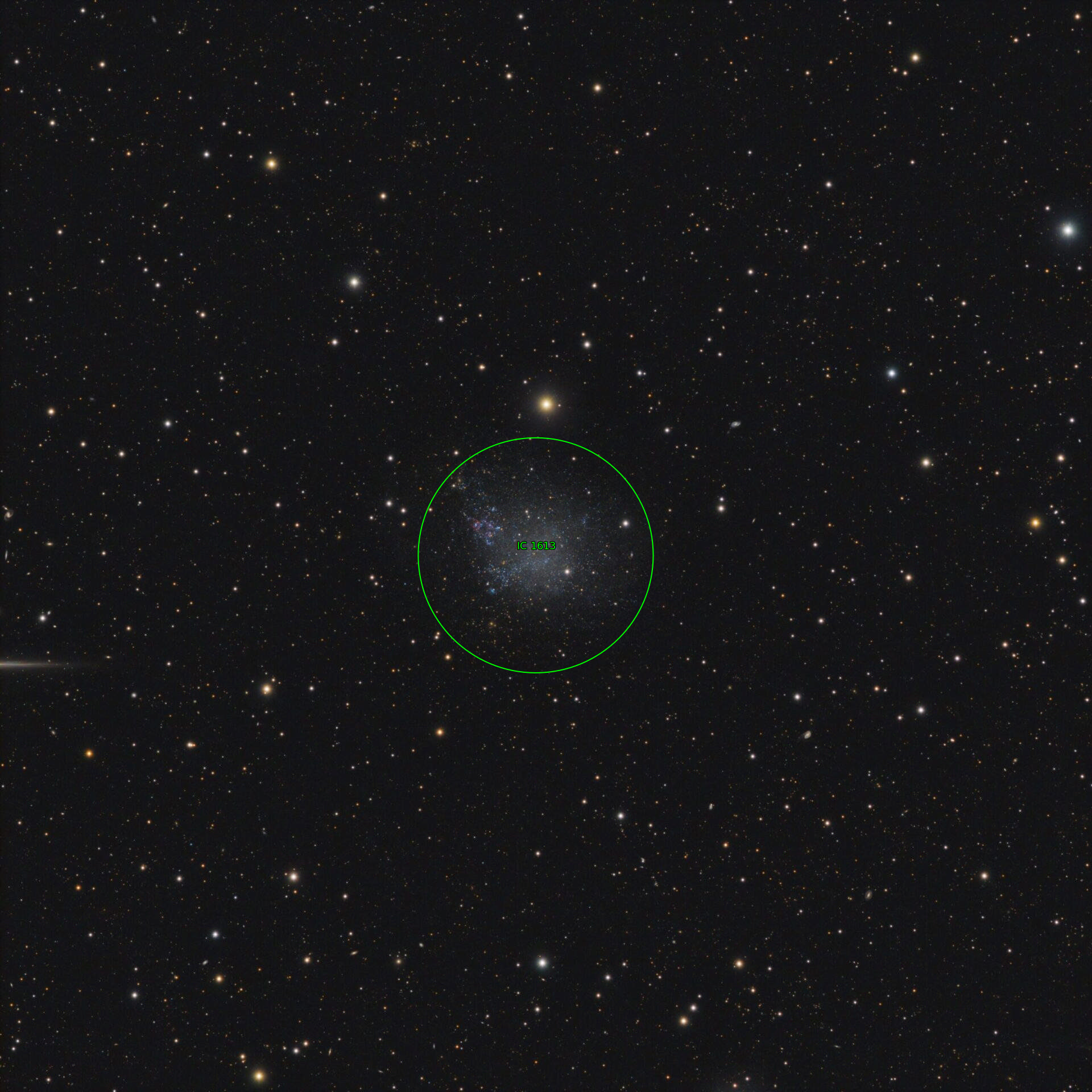 Sternkarten-Overlay (Astrometry.net)