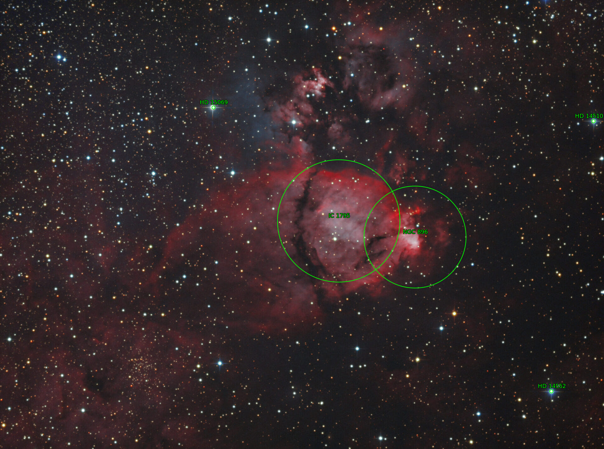 Sternkarten-Overlay (Astrometry.net)