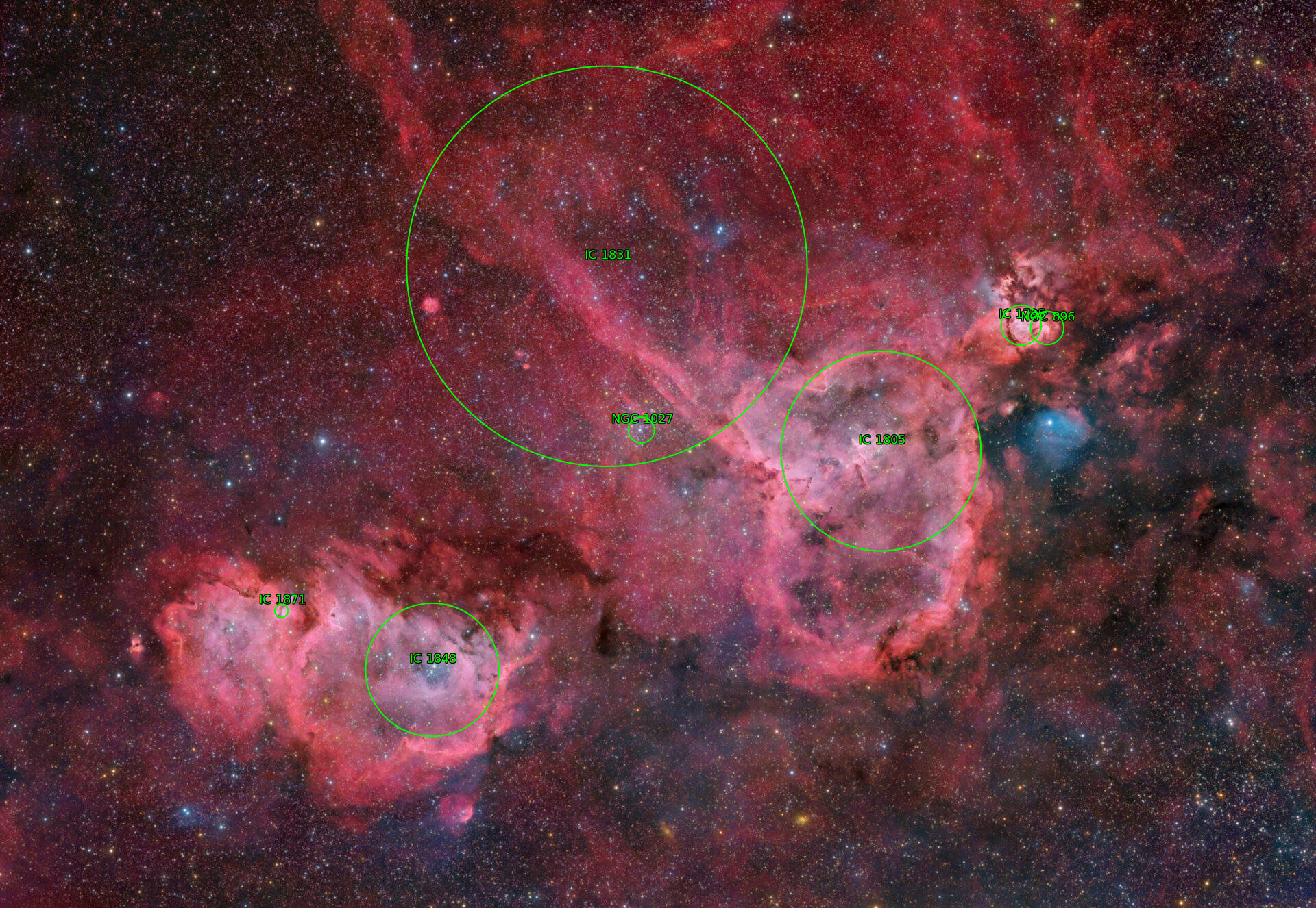 Sternkarten-Overlay (Astrometry.net)