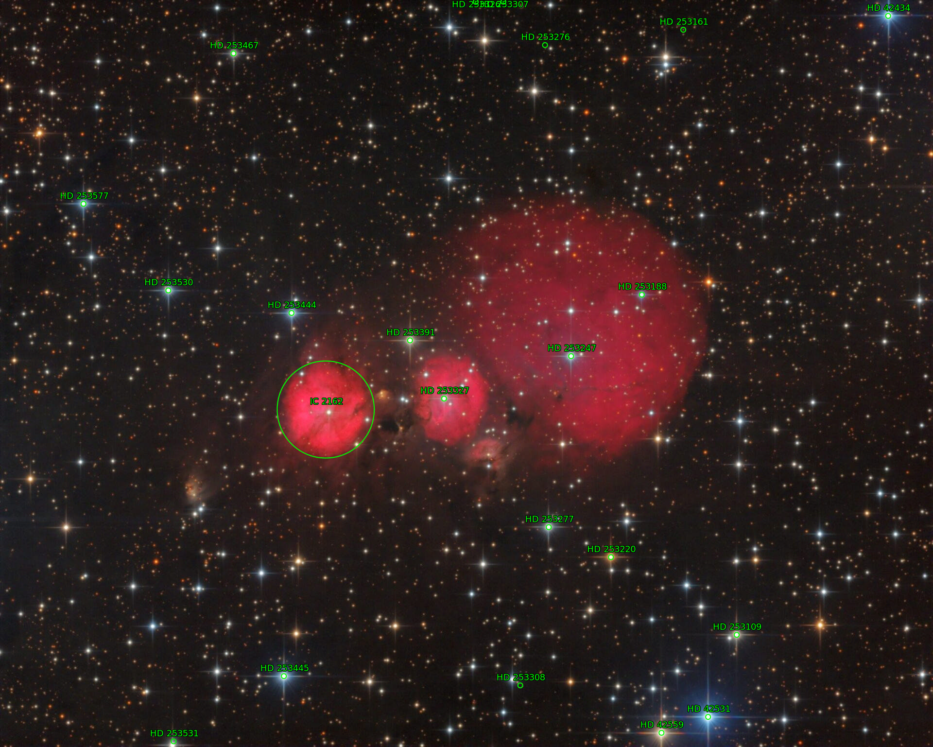 Sternkarten-Overlay (Astrometry.net)