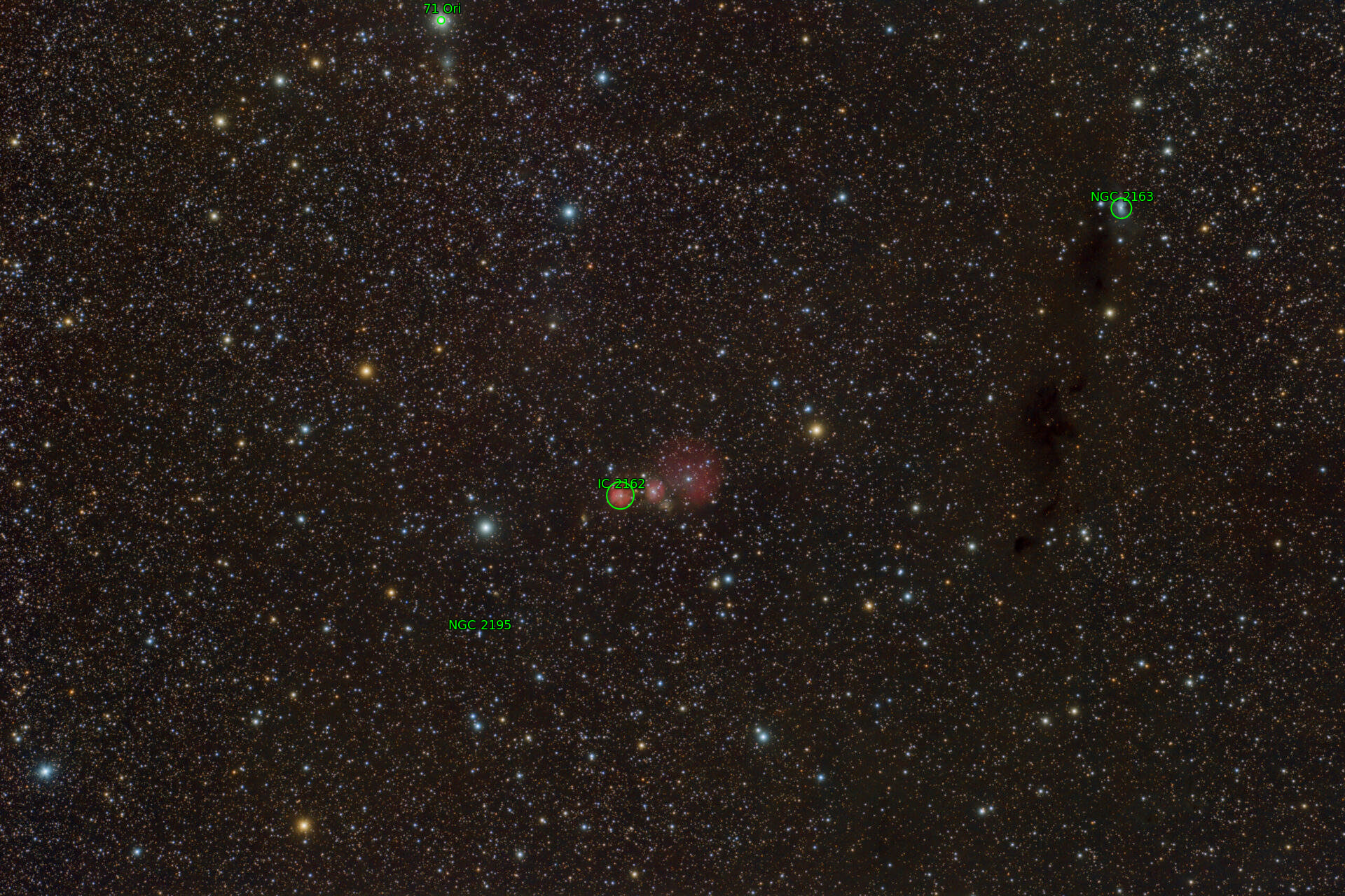 Sternkarten-Overlay (Astrometry.net)