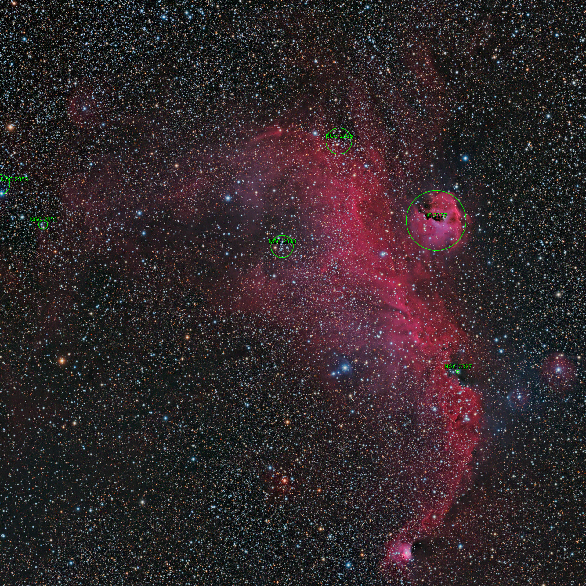 Sternkarten-Overlay (Astrometry.net)
