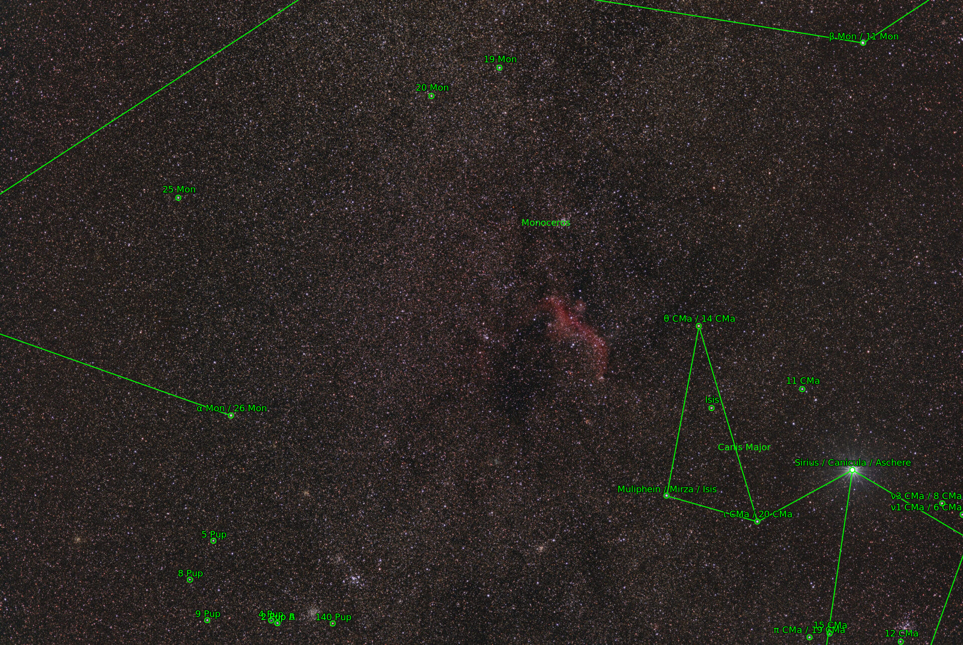 Sternkarten-Overlay (Astrometry.net)