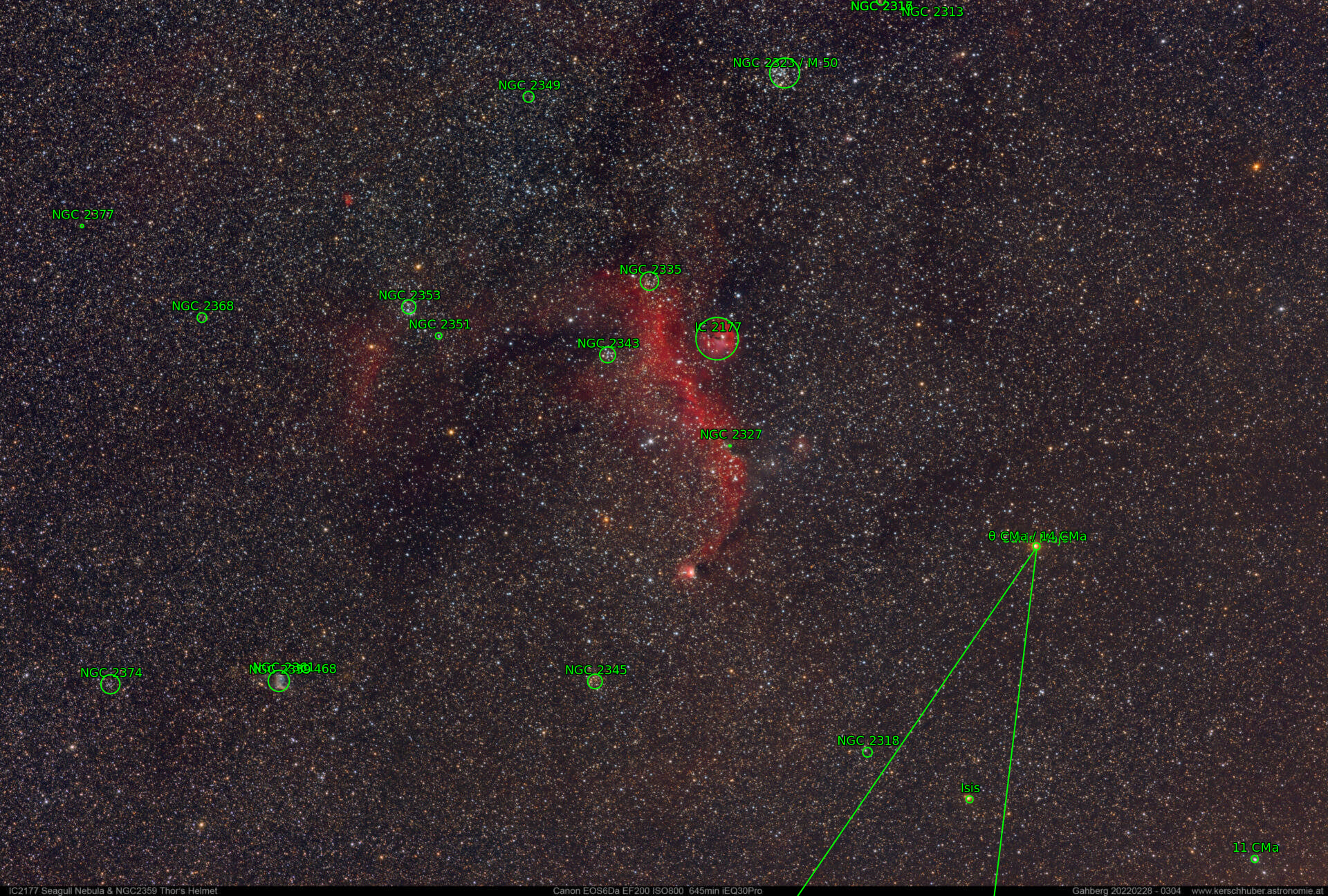 Sternkarten-Overlay (Astrometry.net)