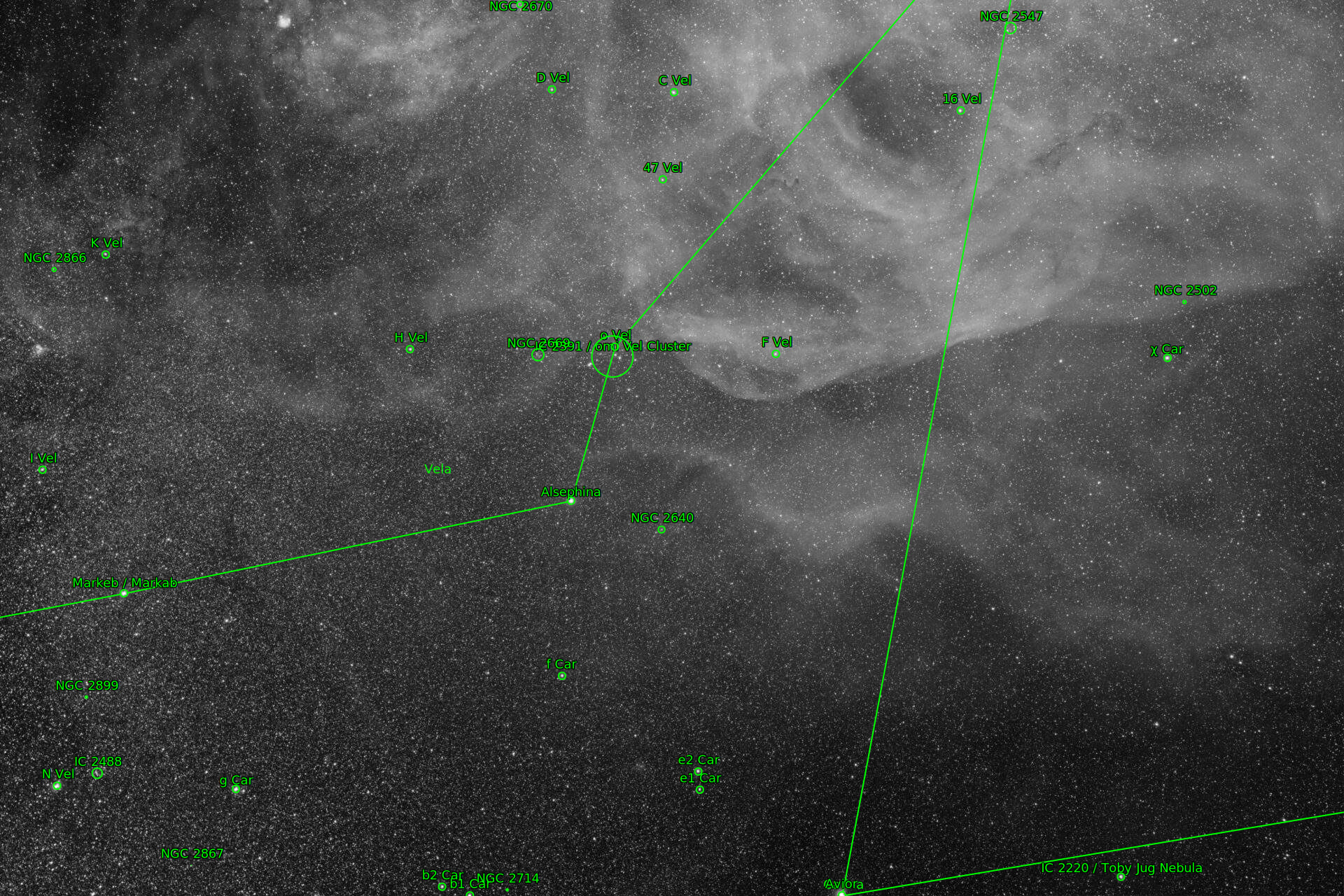 Sternkarten-Overlay (Astrometry.net)