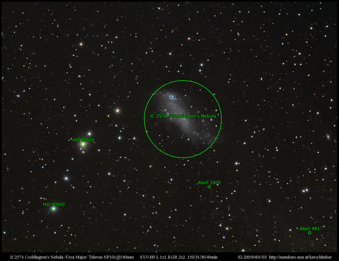 Sternkarten-Overlay (Astrometry.net)