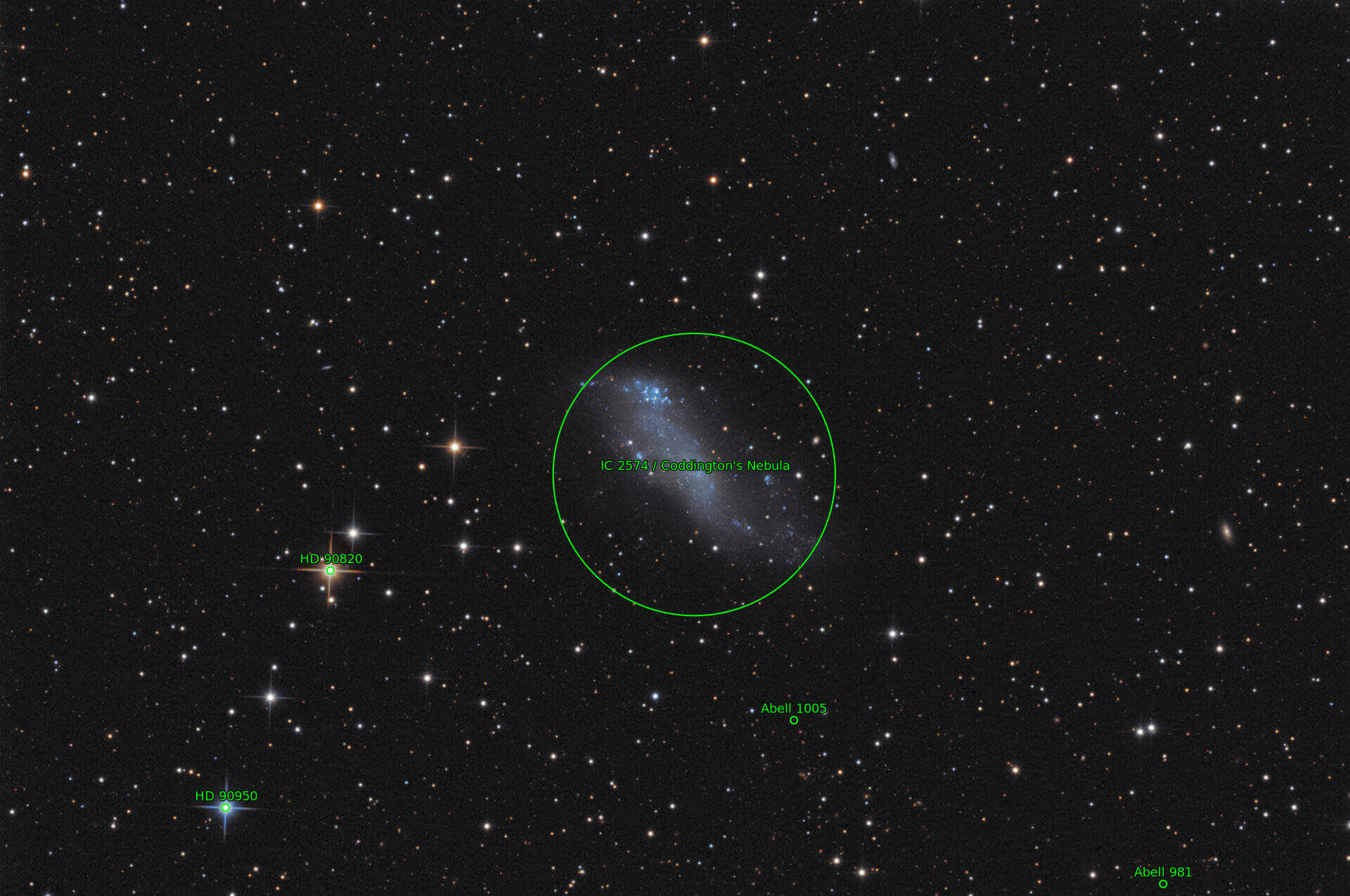 Sternkarten-Overlay (Astrometry.net)