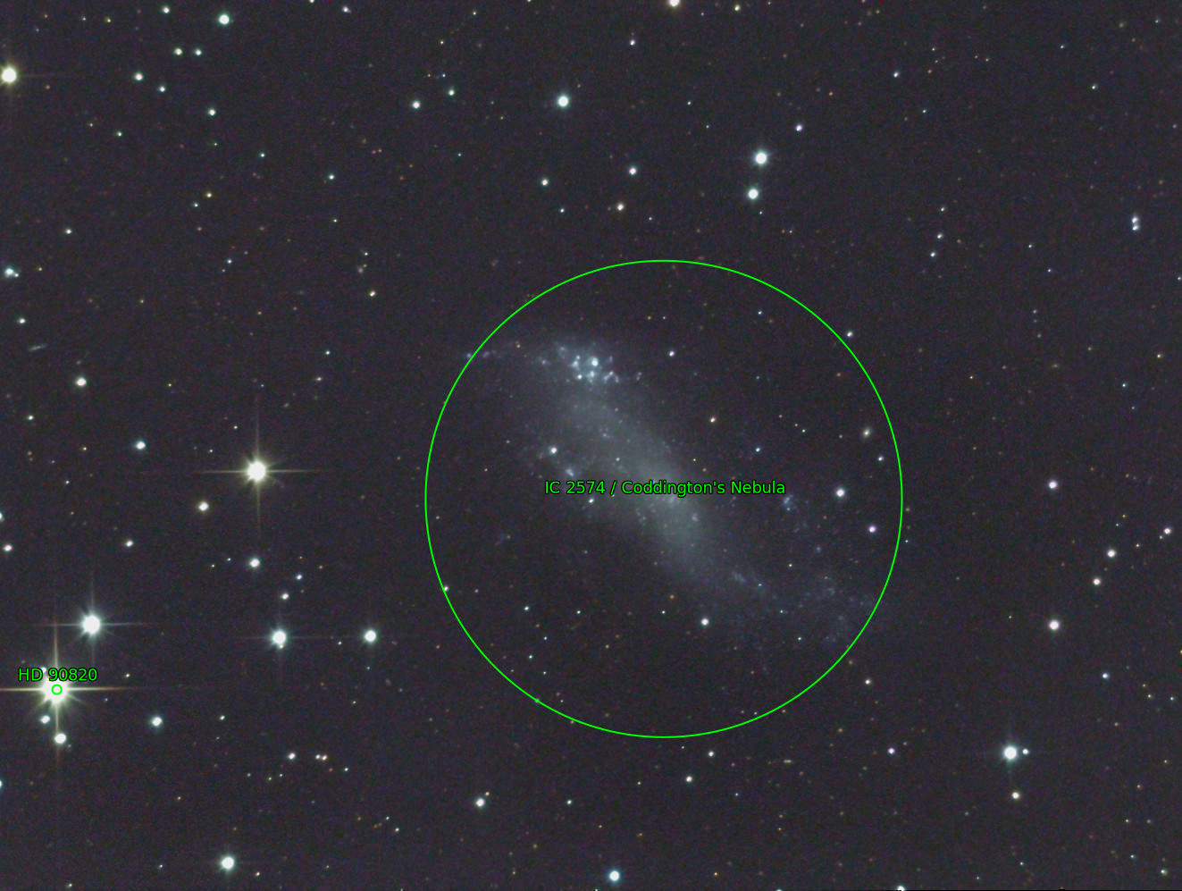 Sternkarten-Overlay (Astrometry.net)