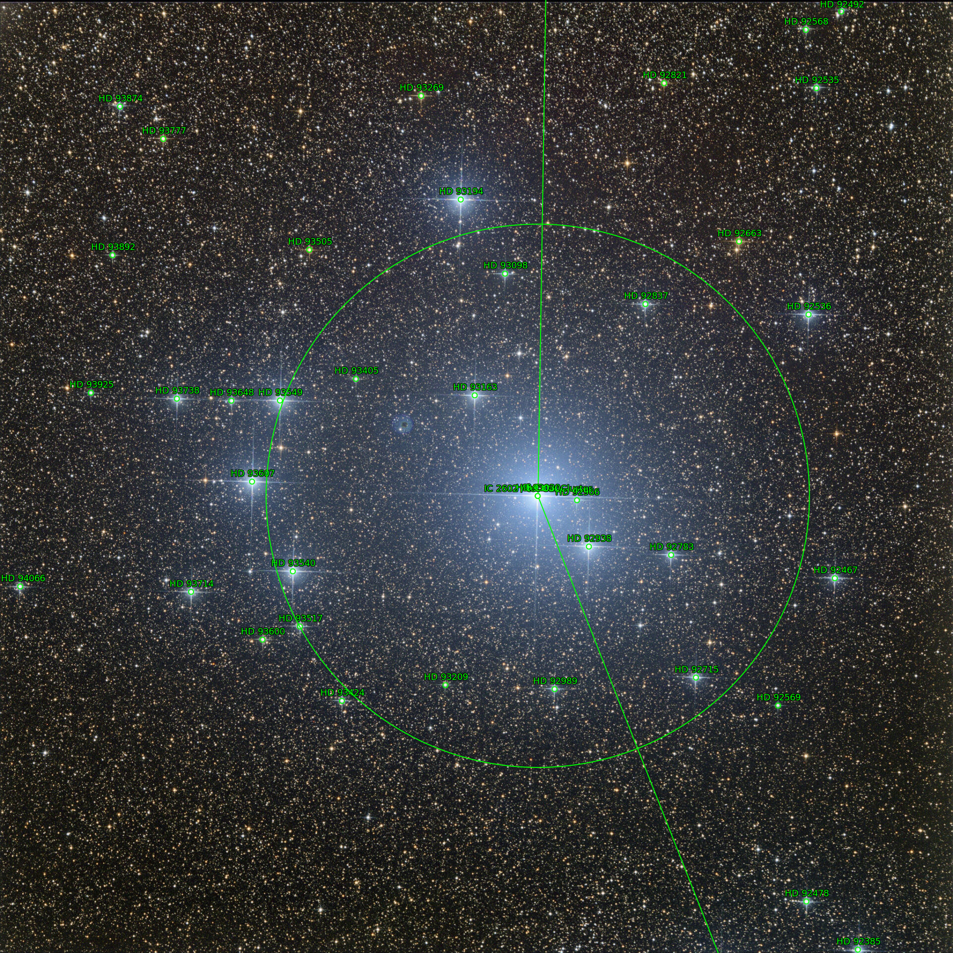 Sternkarten-Overlay (Astrometry.net)