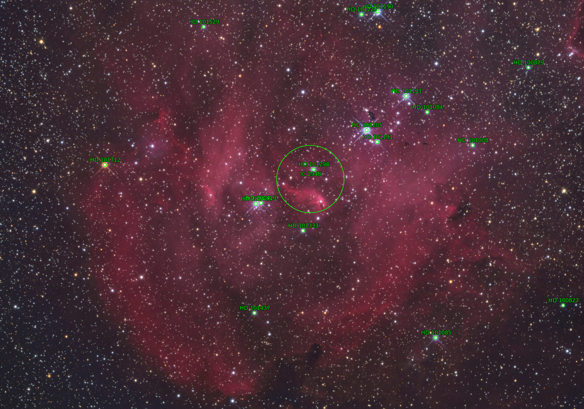 Sternkarten-Overlay (Astrometry.net)