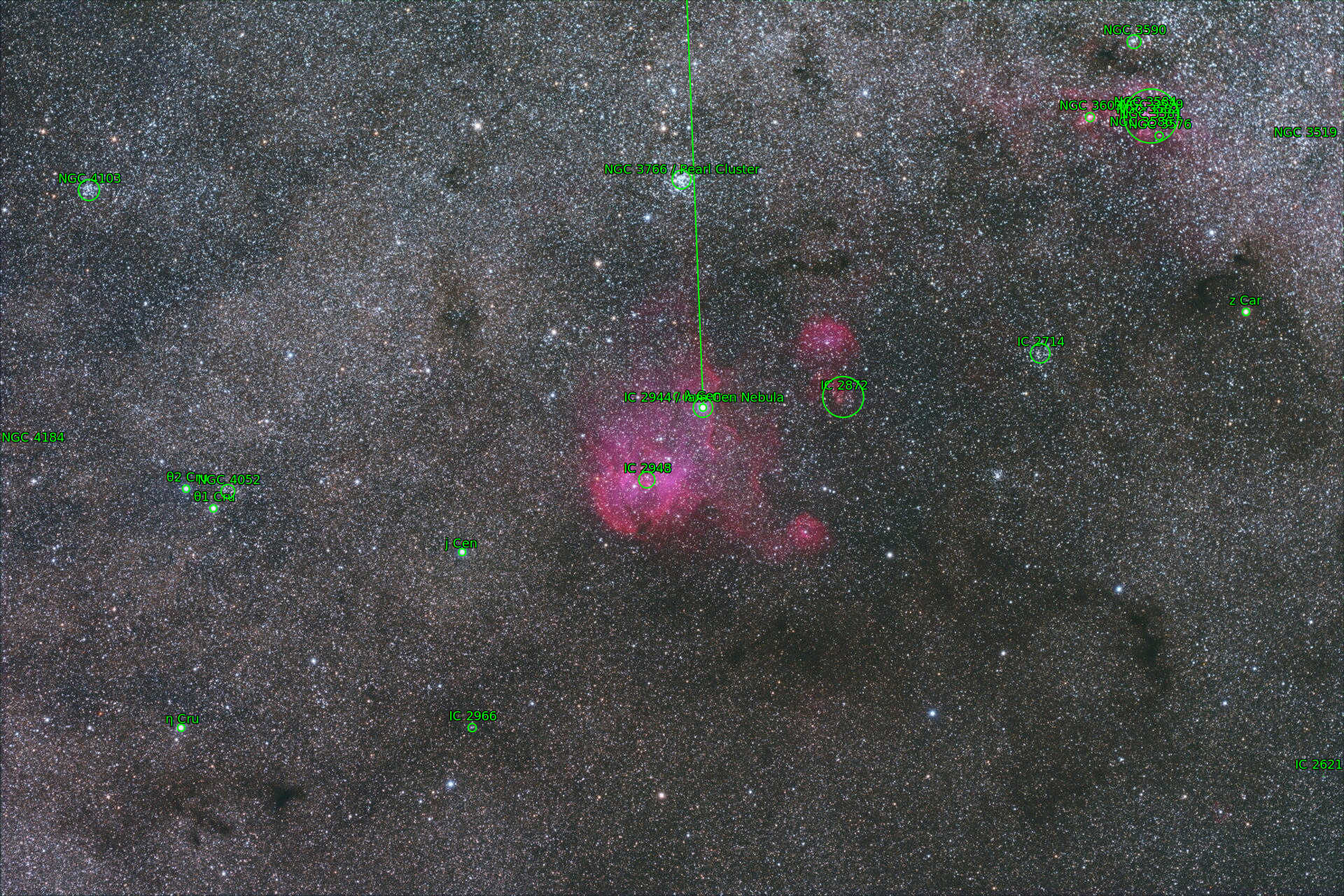 Sternkarten-Overlay (Astrometry.net)