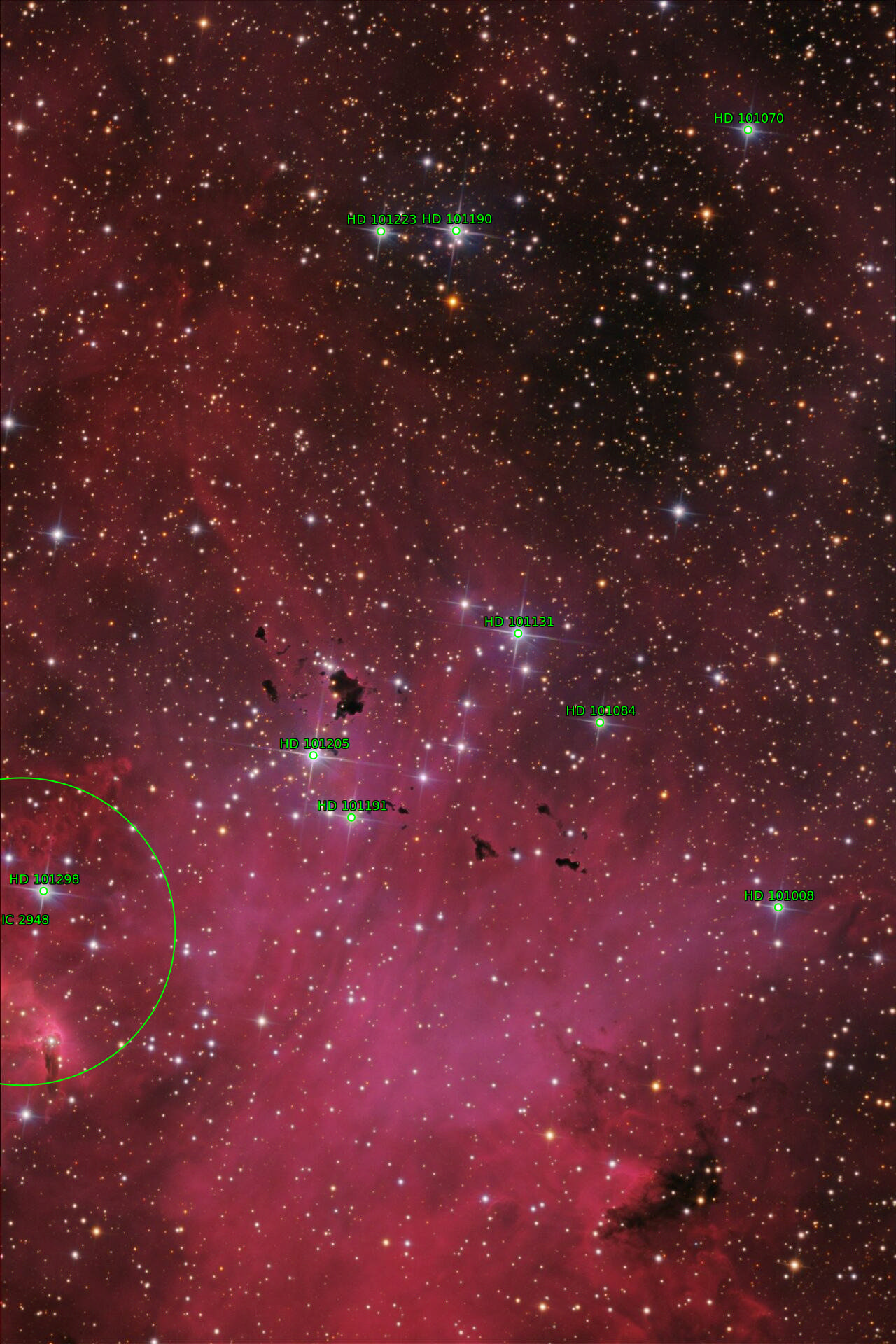 Sternkarten-Overlay (Astrometry.net)