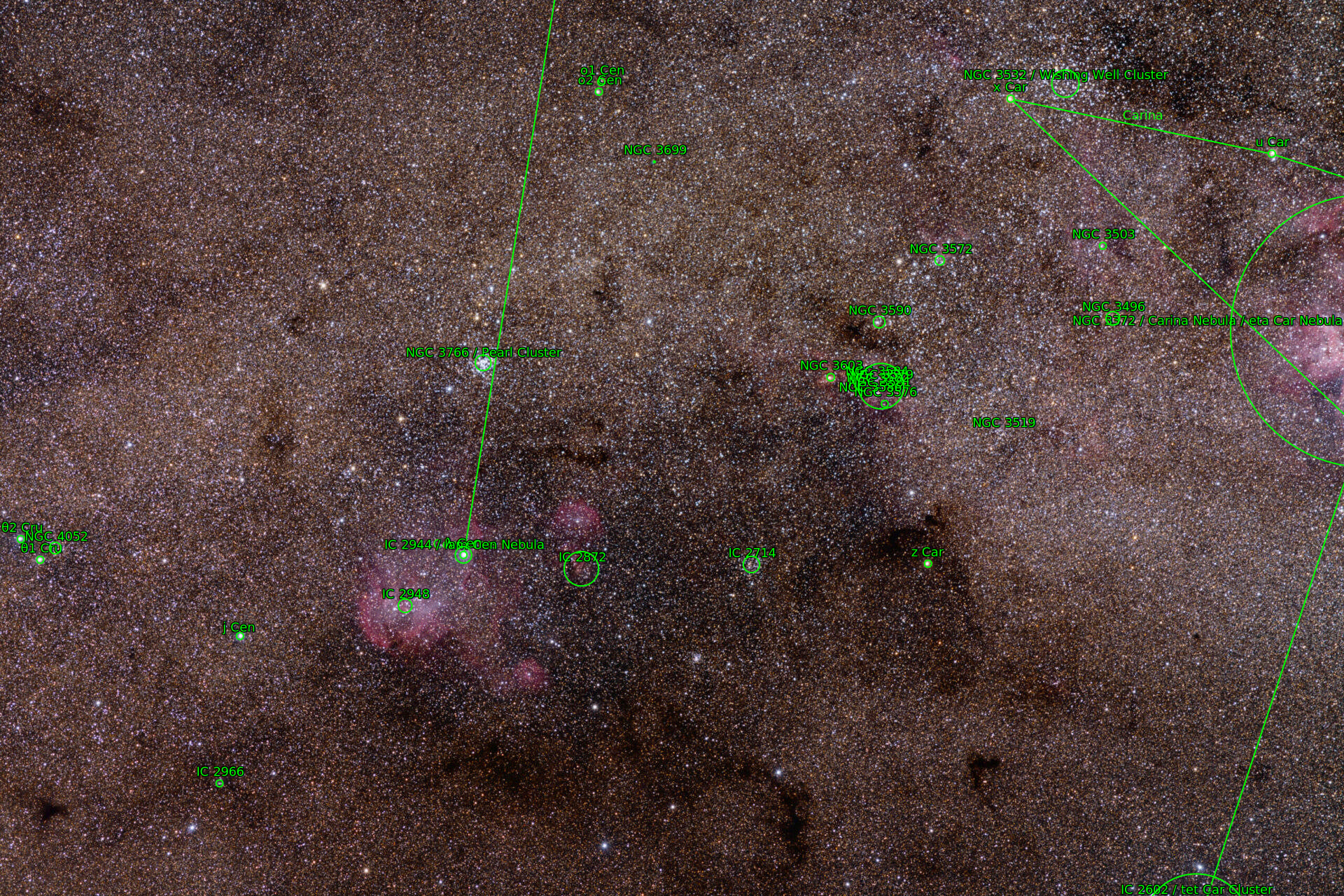Sternkarten-Overlay (Astrometry.net)