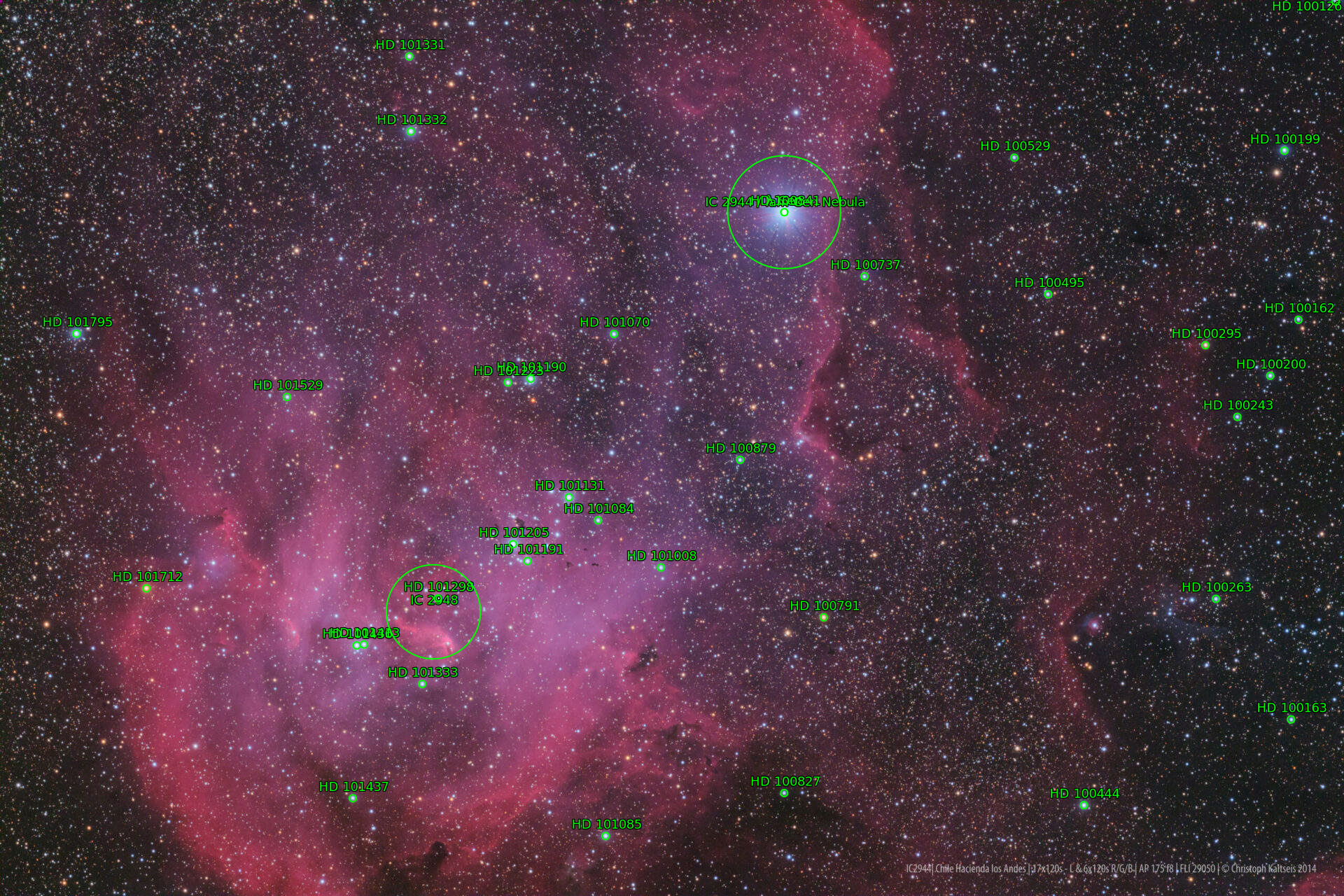 Sternkarten-Overlay (Astrometry.net)