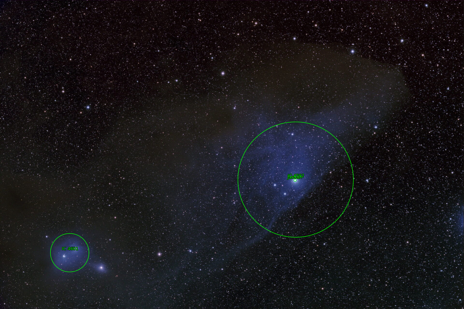Sternkarten-Overlay (Astrometry.net)