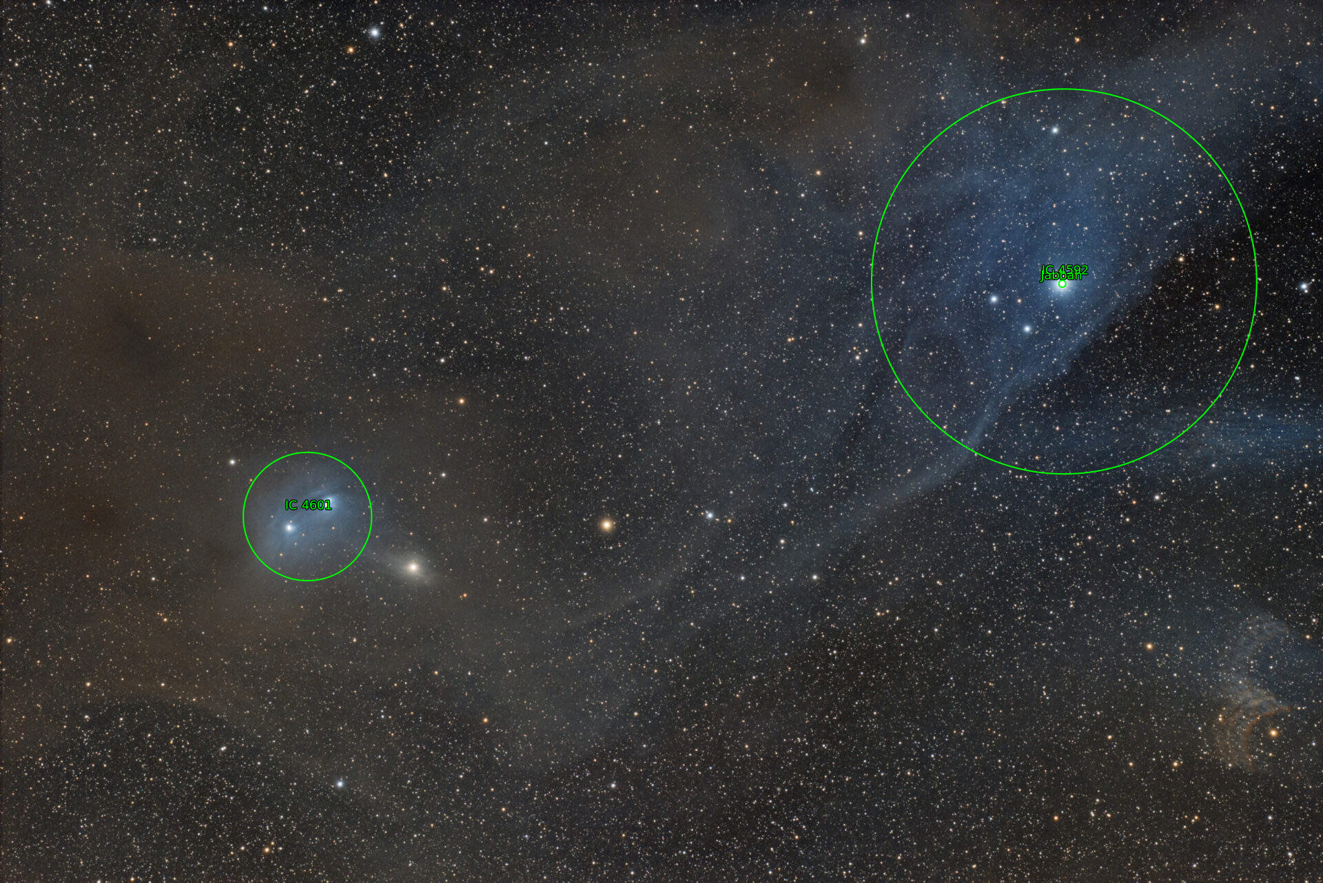 Sternkarten-Overlay (Astrometry.net)