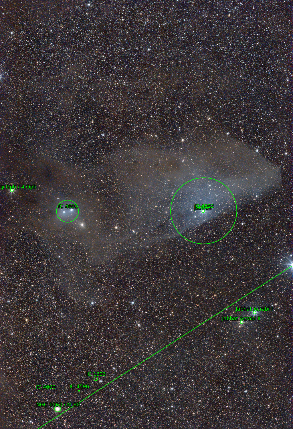 Sternkarten-Overlay (Astrometry.net)