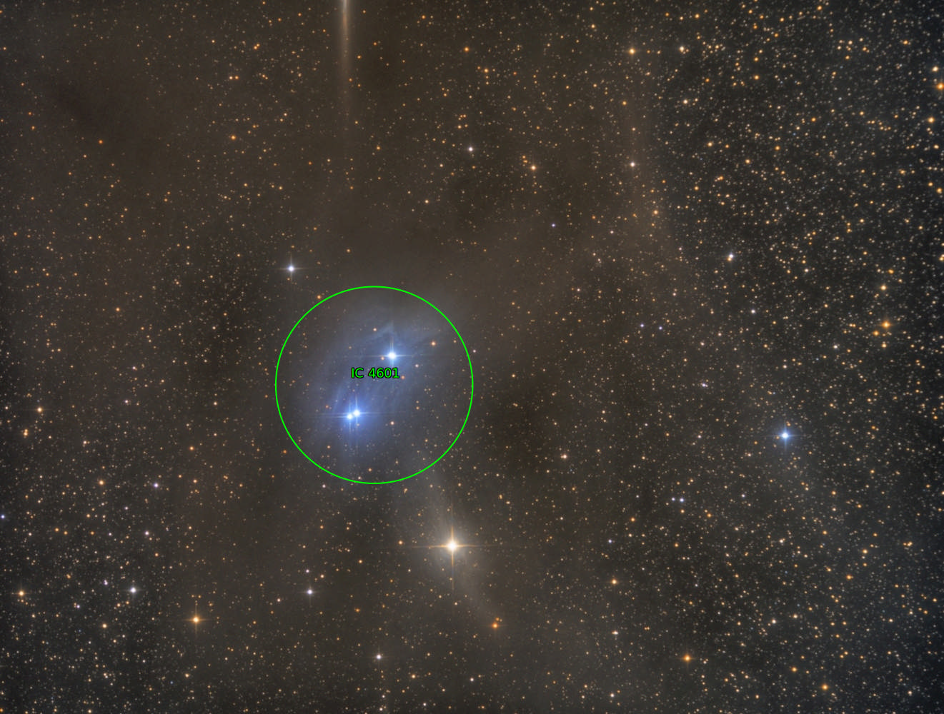 Sternkarten-Overlay (Astrometry.net)
