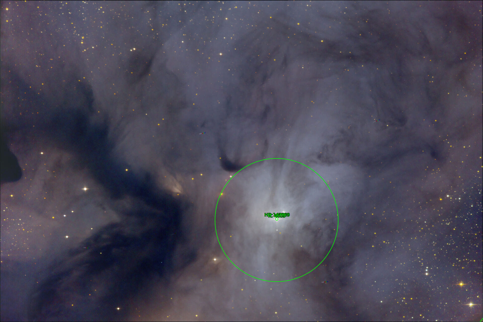 Sternkarten-Overlay (Astrometry.net)