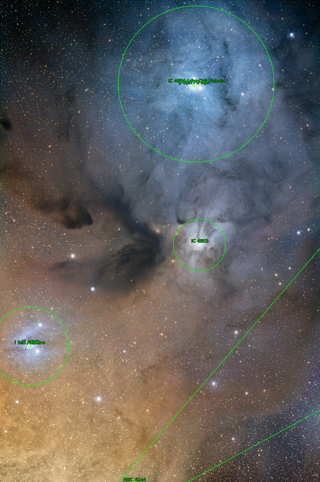 Sternkarten-Overlay (Astrometry.net)