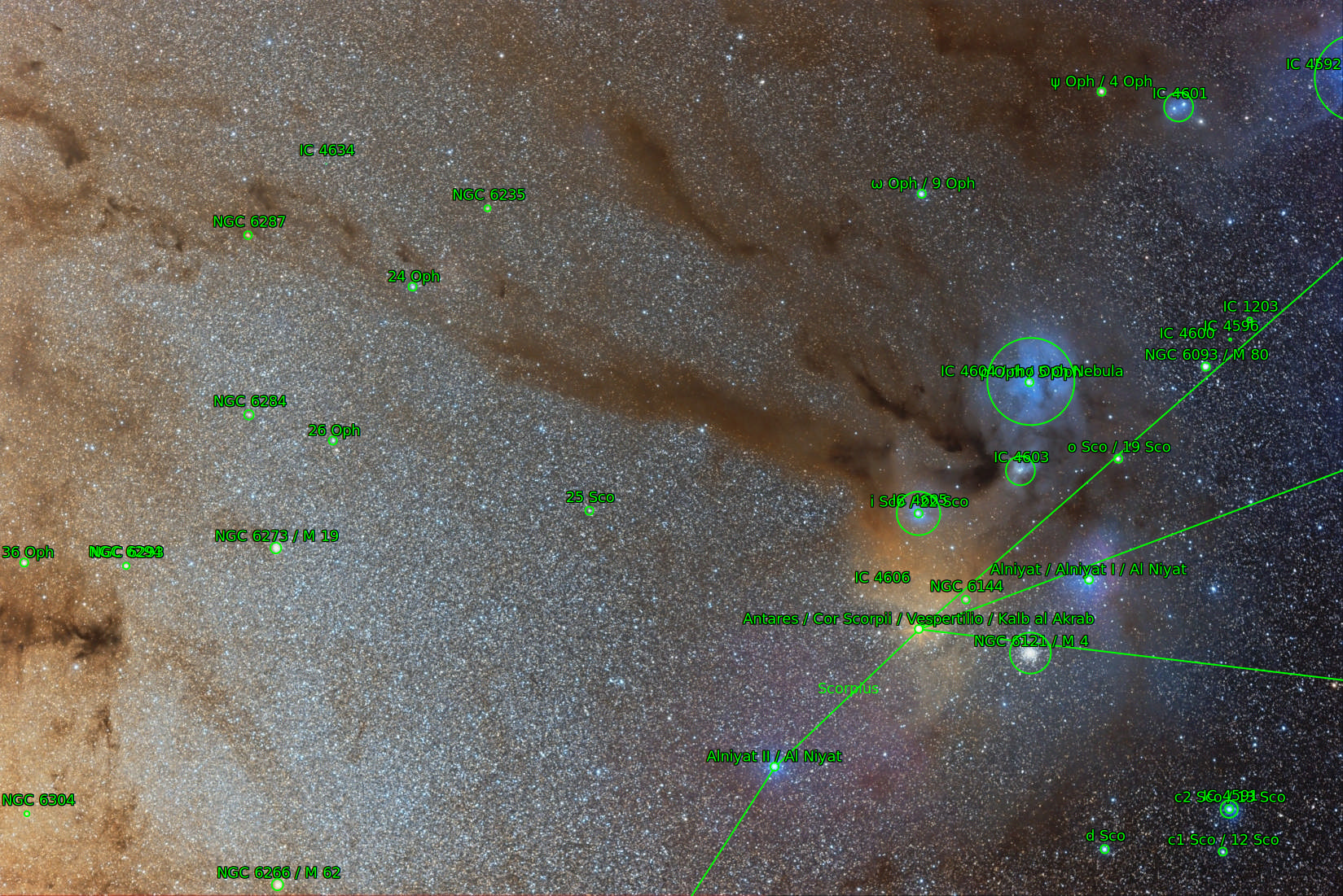 Sternkarten-Overlay (Astrometry.net)