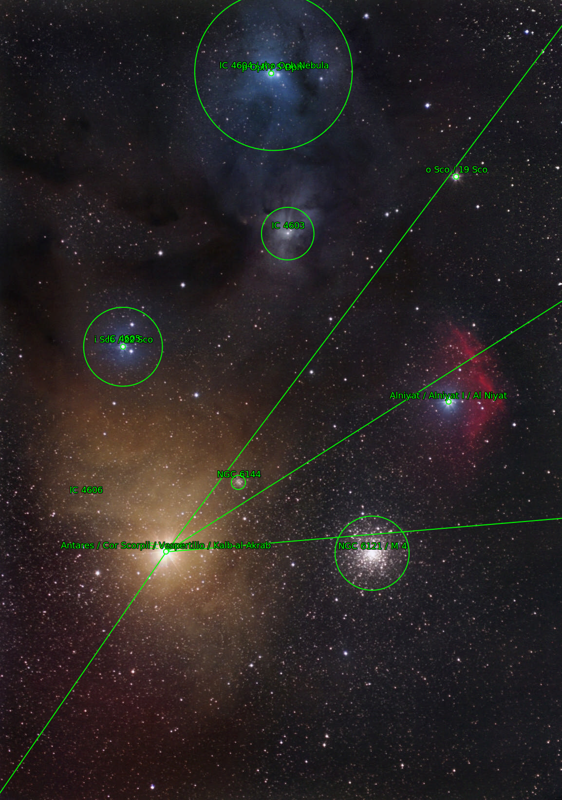 Sternkarten-Overlay (Astrometry.net)