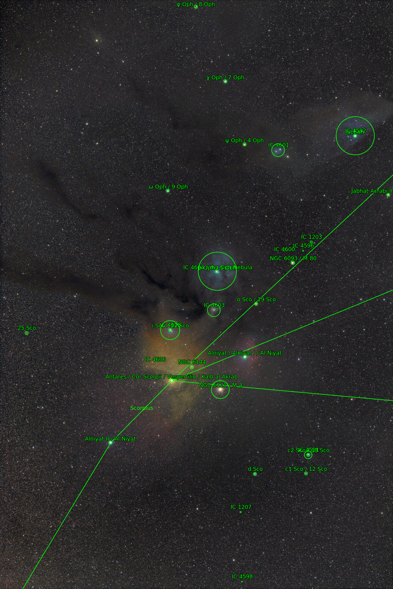 Sternkarten-Overlay (Astrometry.net)