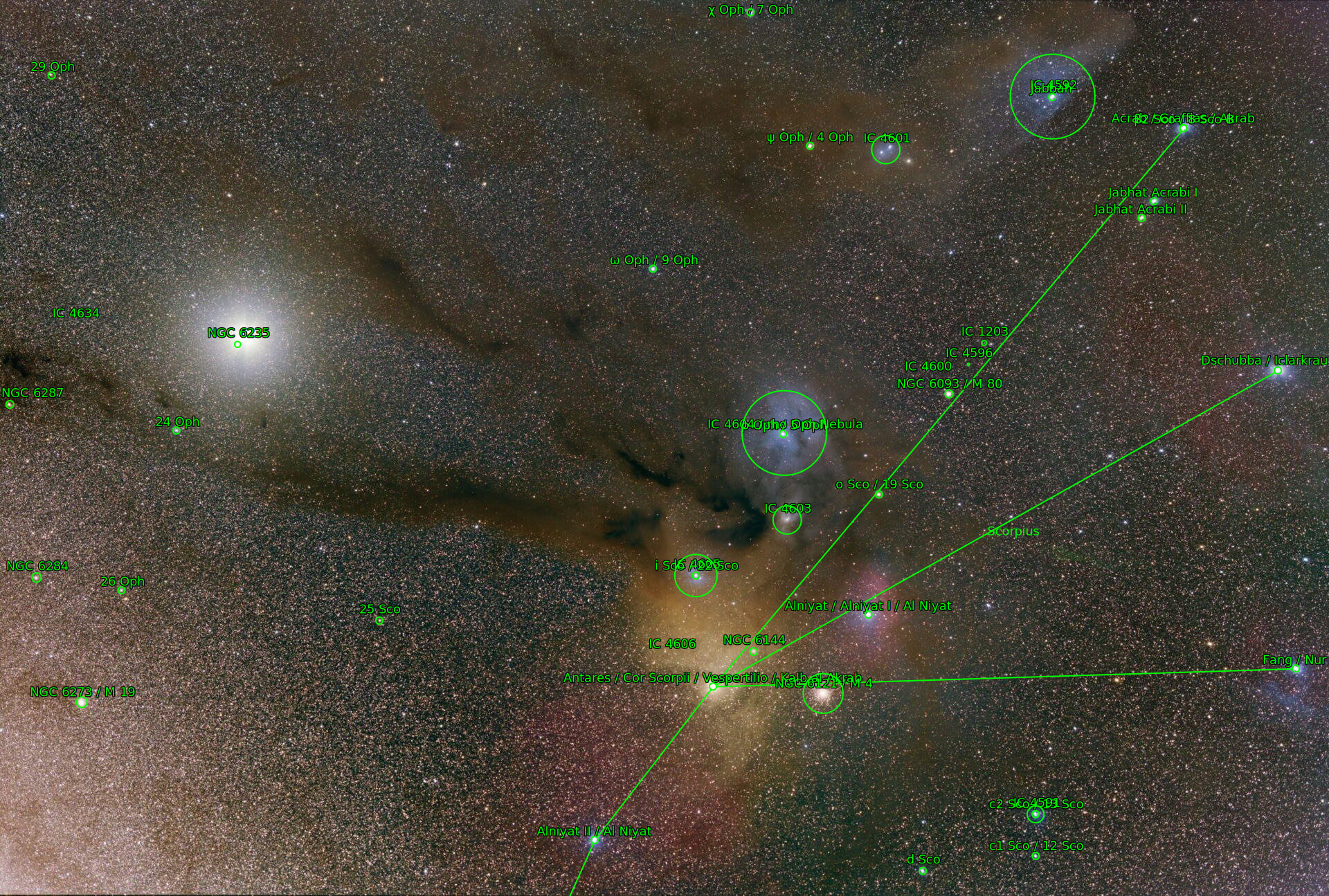 Sternkarten-Overlay (Astrometry.net)