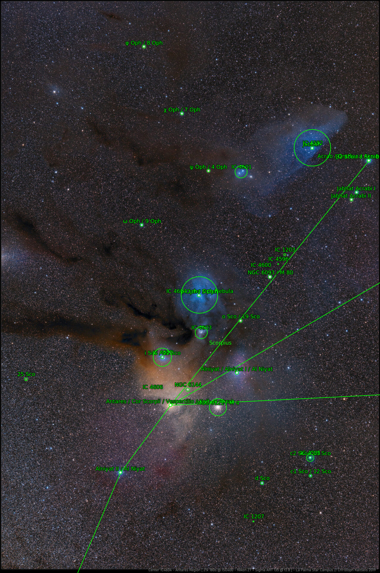 Sternkarten-Overlay (Astrometry.net)