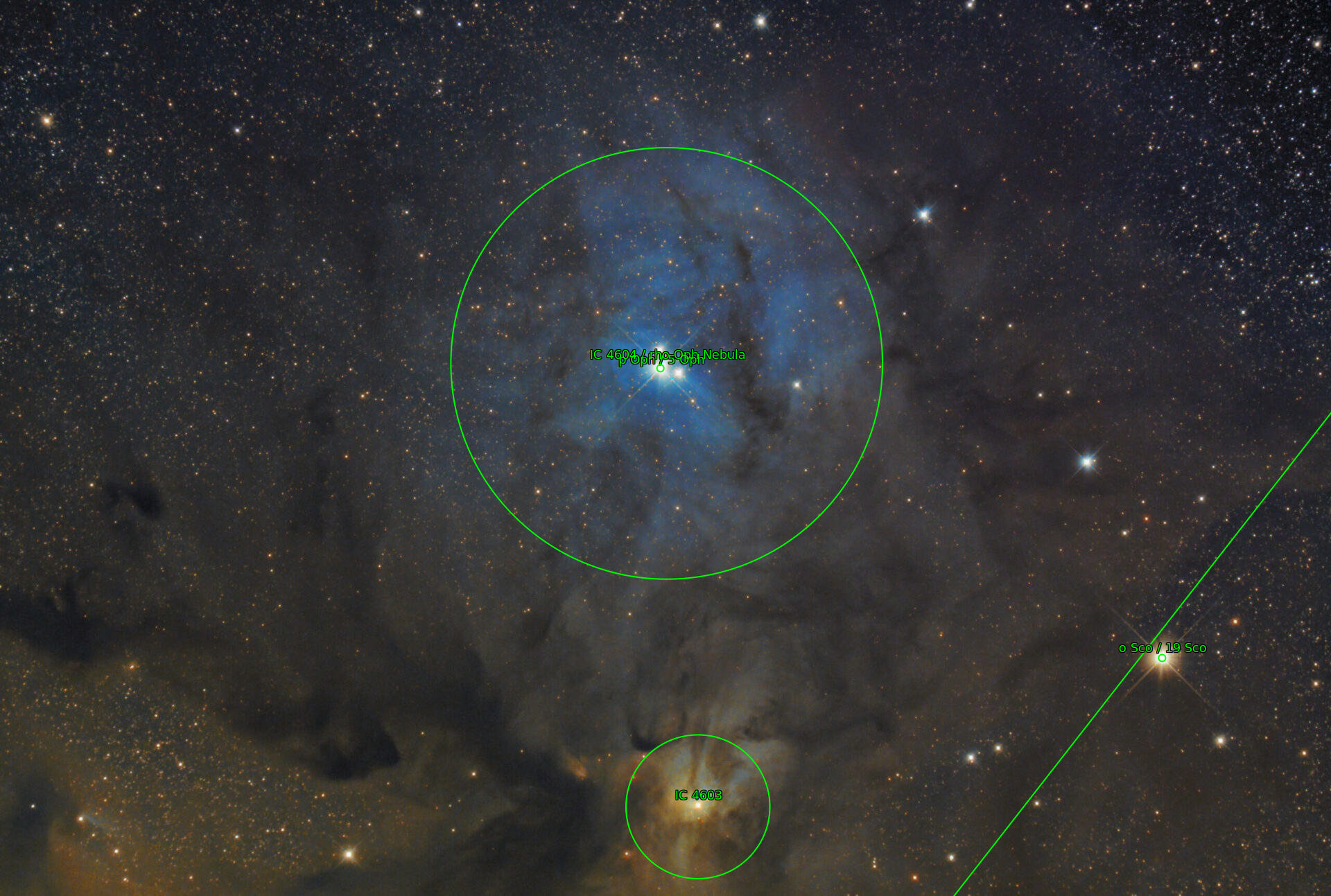 Sternkarten-Overlay (Astrometry.net)
