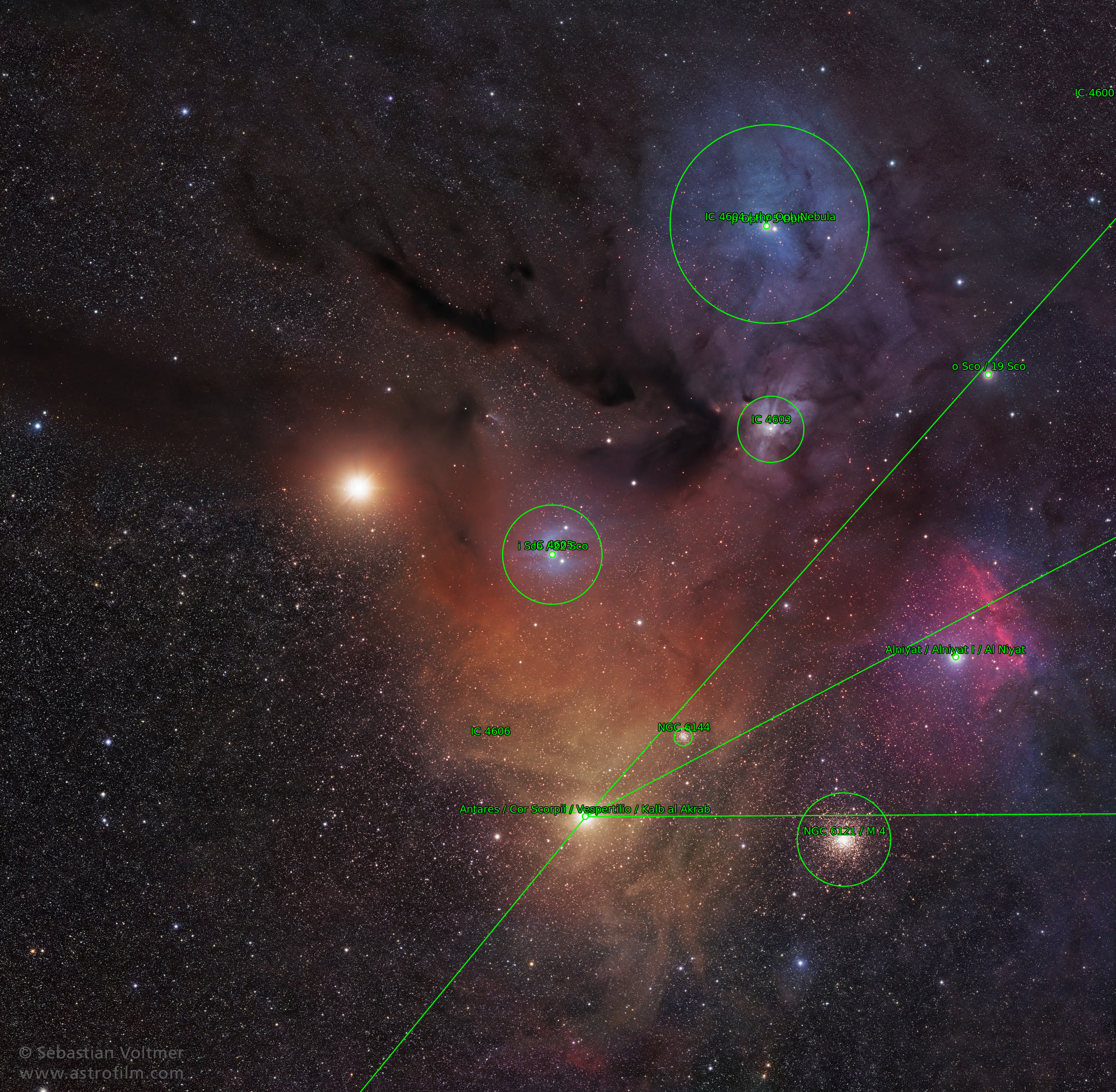Sternkarten-Overlay (Astrometry.net)