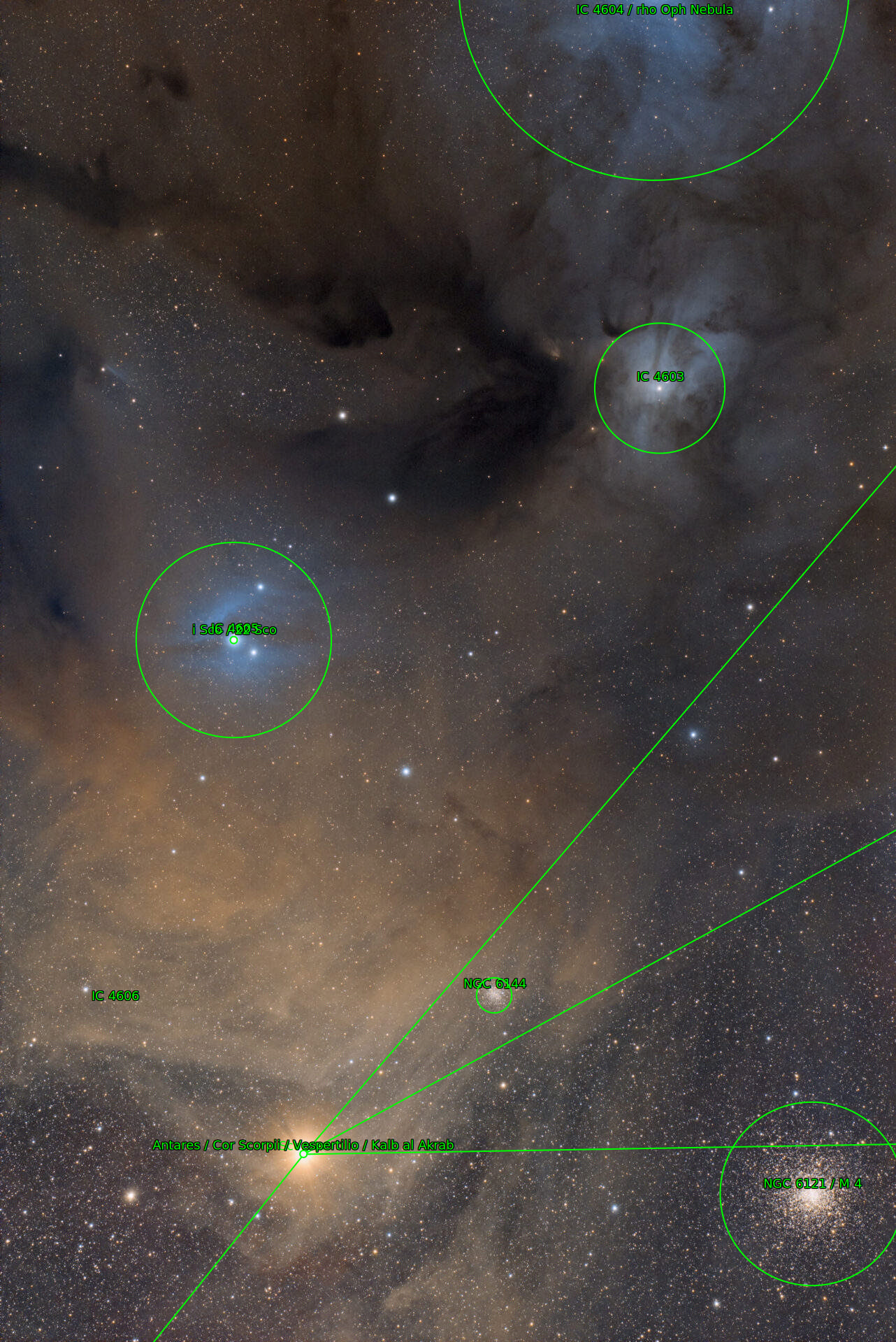 Sternkarten-Overlay (Astrometry.net)