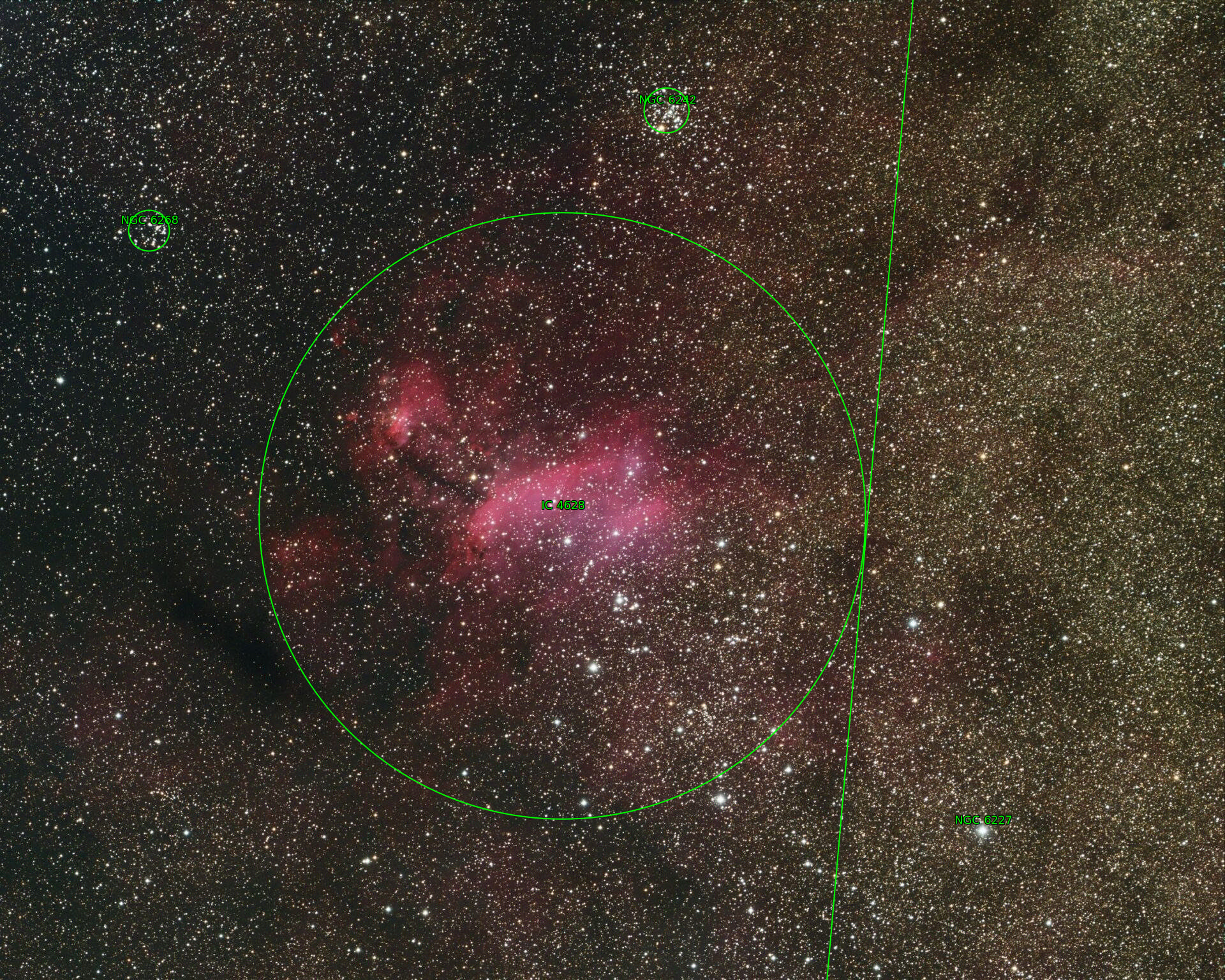 Sternkarten-Overlay (Astrometry.net)