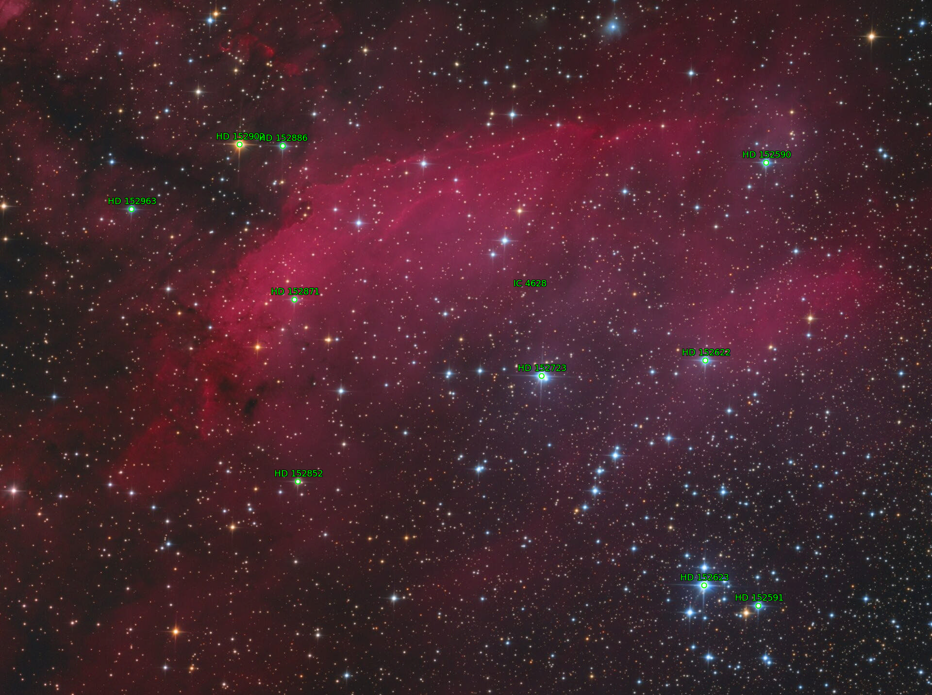Sternkarten-Overlay (Astrometry.net)