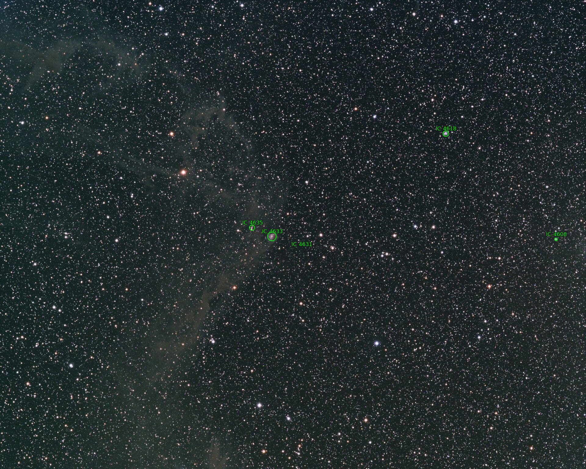 Sternkarten-Overlay (Astrometry.net)