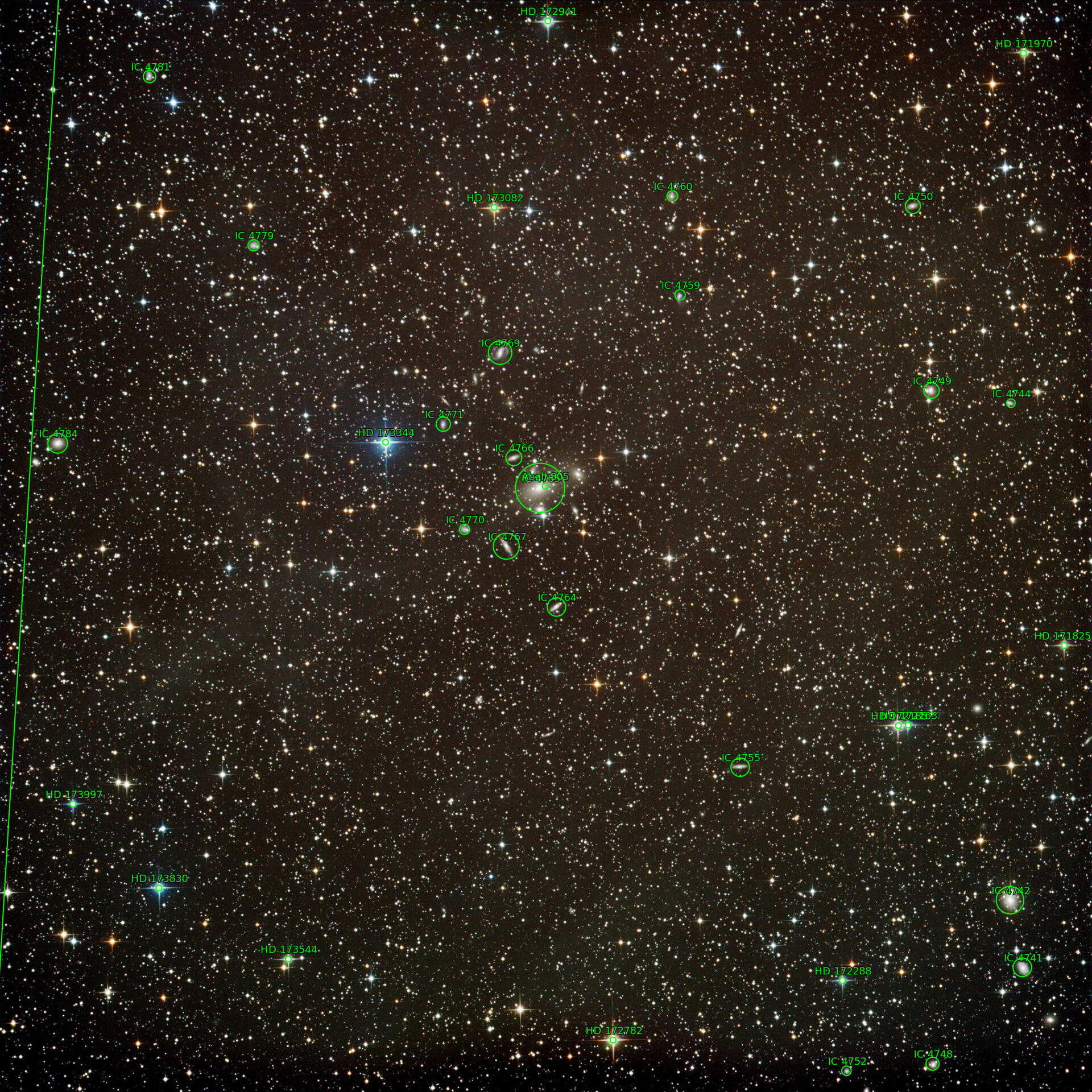 Sternkarten-Overlay (Astrometry.net)