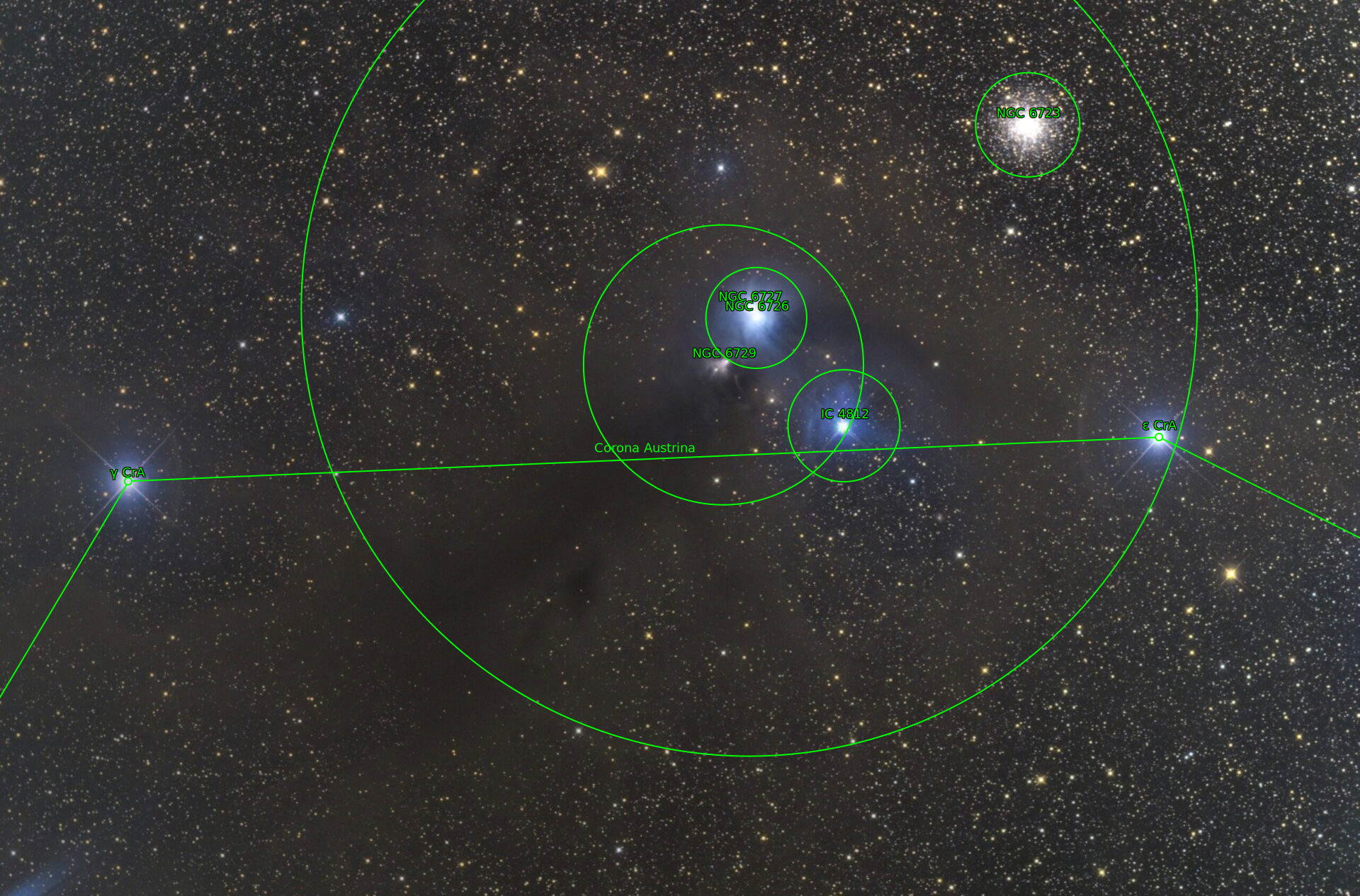 Sternkarten-Overlay (Astrometry.net)
