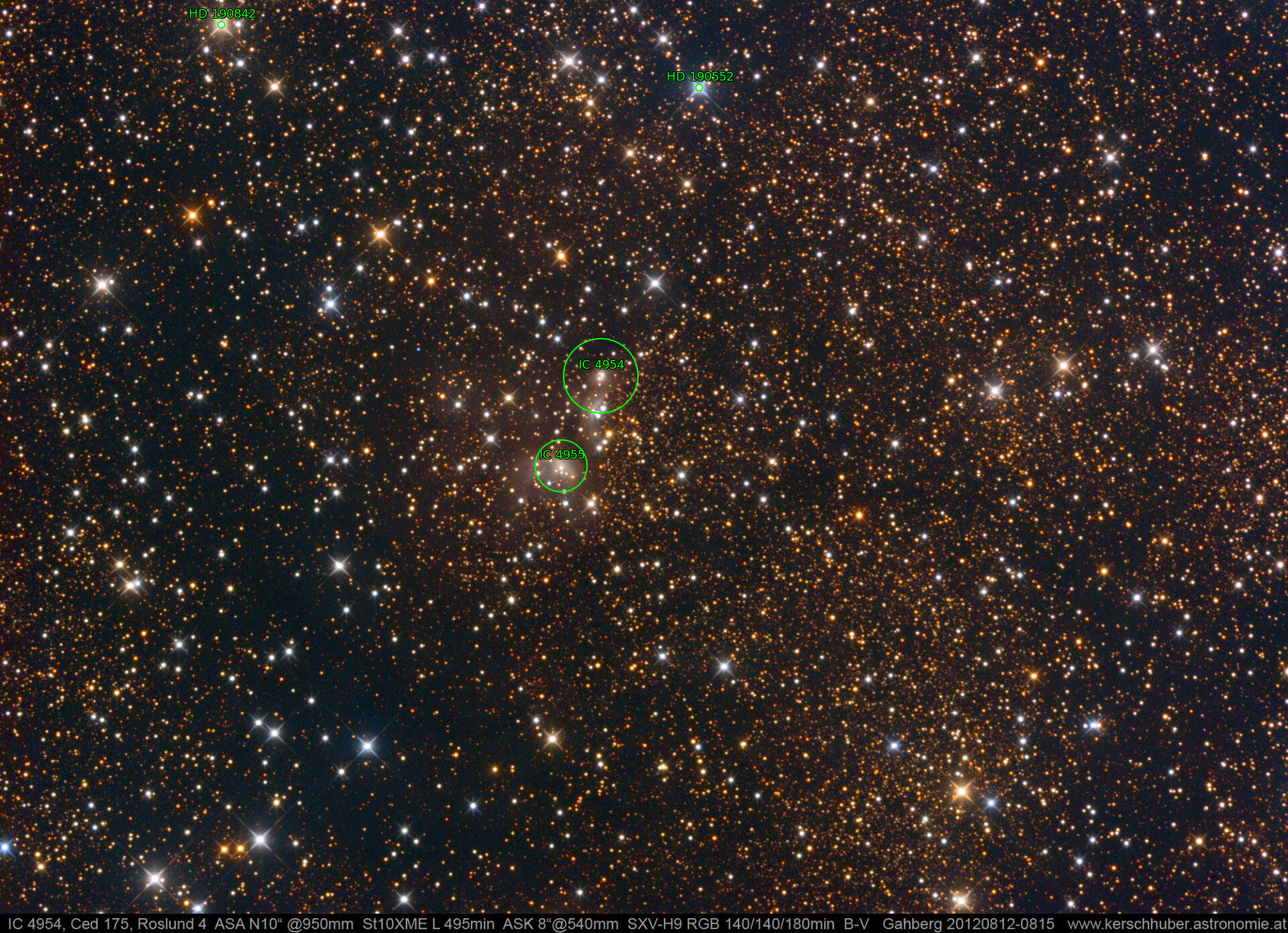 Sternkarten-Overlay (Astrometry.net)