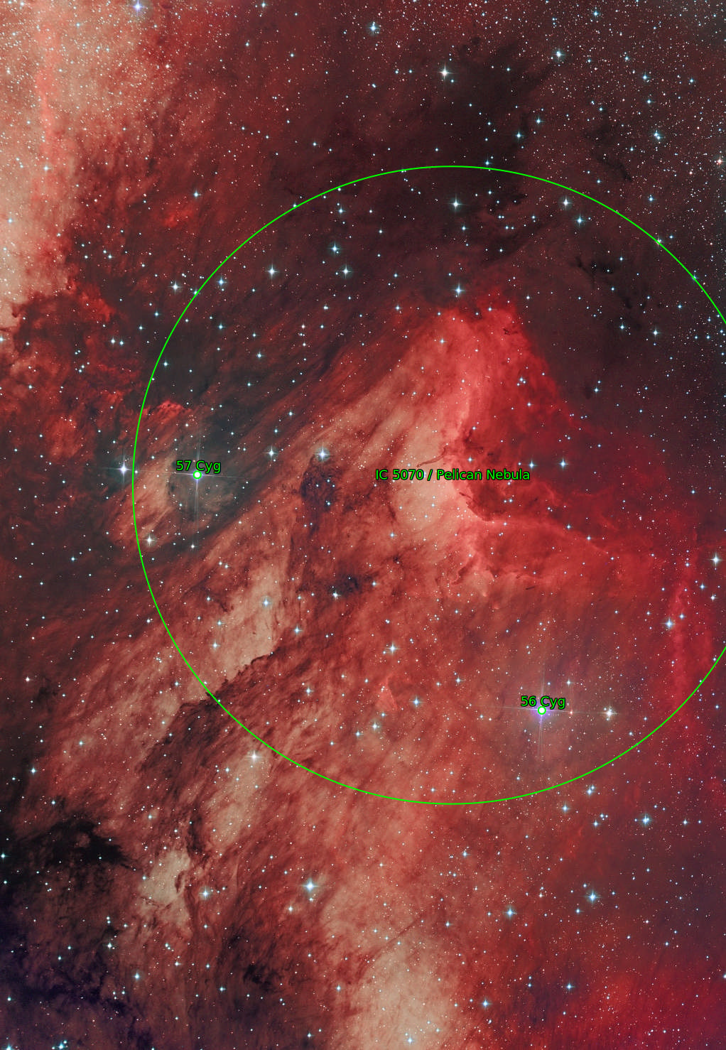 Sternkarten-Overlay (Astrometry.net)
